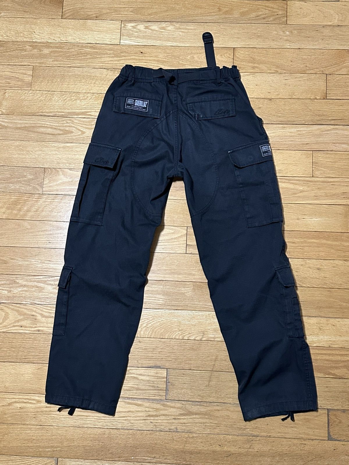 Corteiz Cortiez Black Guerillaz Cargo Pants Size US 30 / EU 46 - 4 Thumbnail