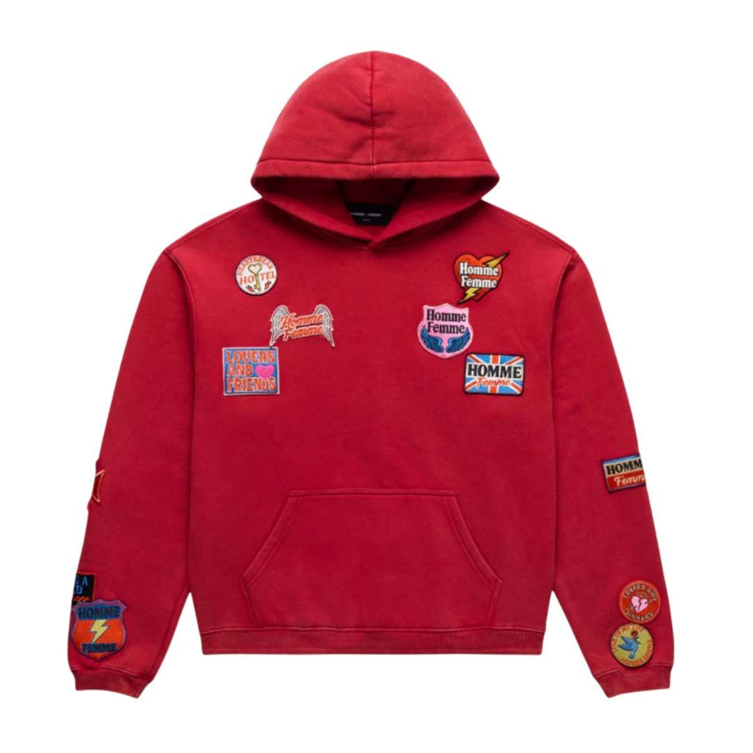 Homme + Femme La Homme Femme Heartbreak Hoodie Red Size US XXL / EU 58 / 5 - 1 Thumbnail