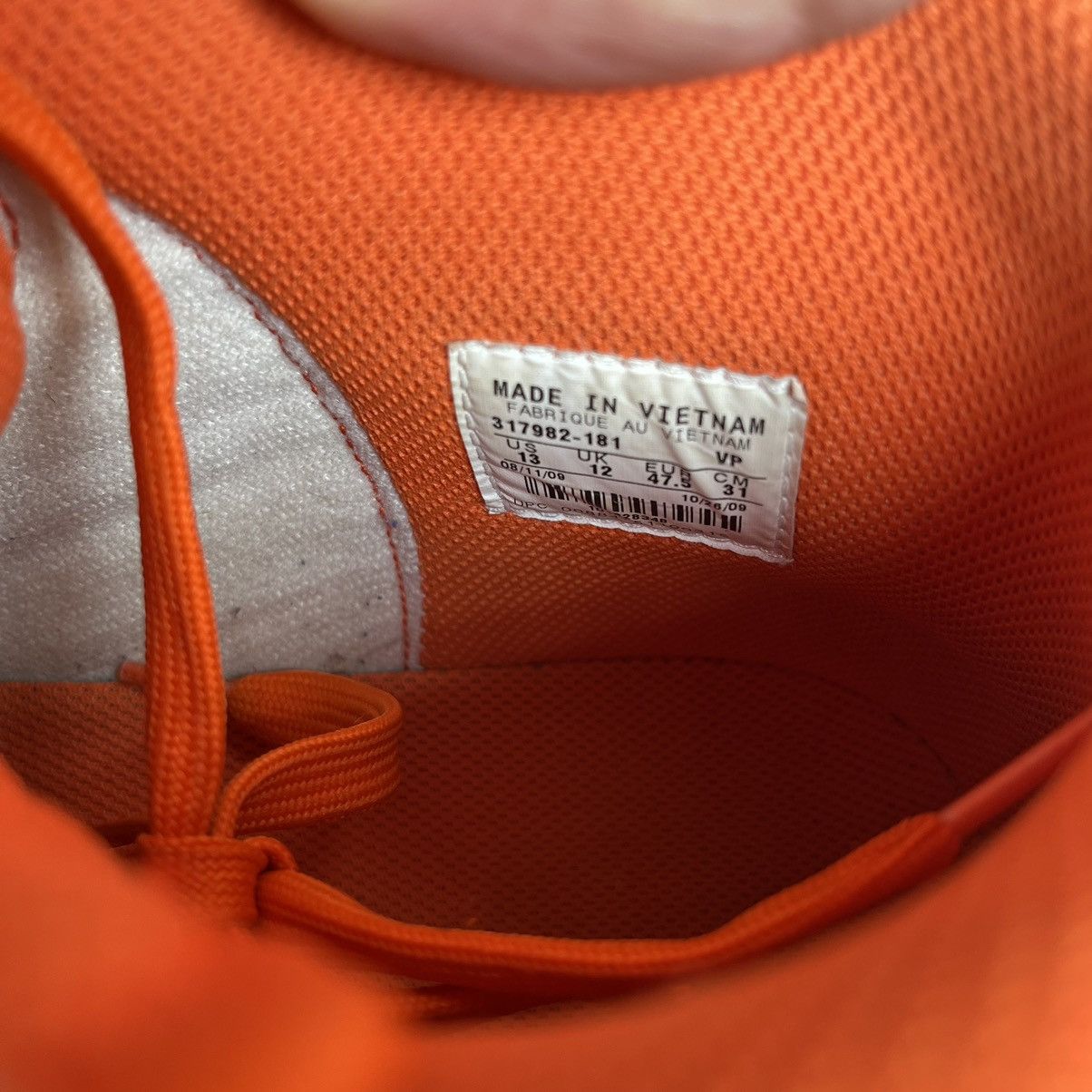 Nike × Vintage Size 13 Vintage 2009 Nike Dunk High Syracuse Size US 13 / EU 46 - 14 Thumbnail