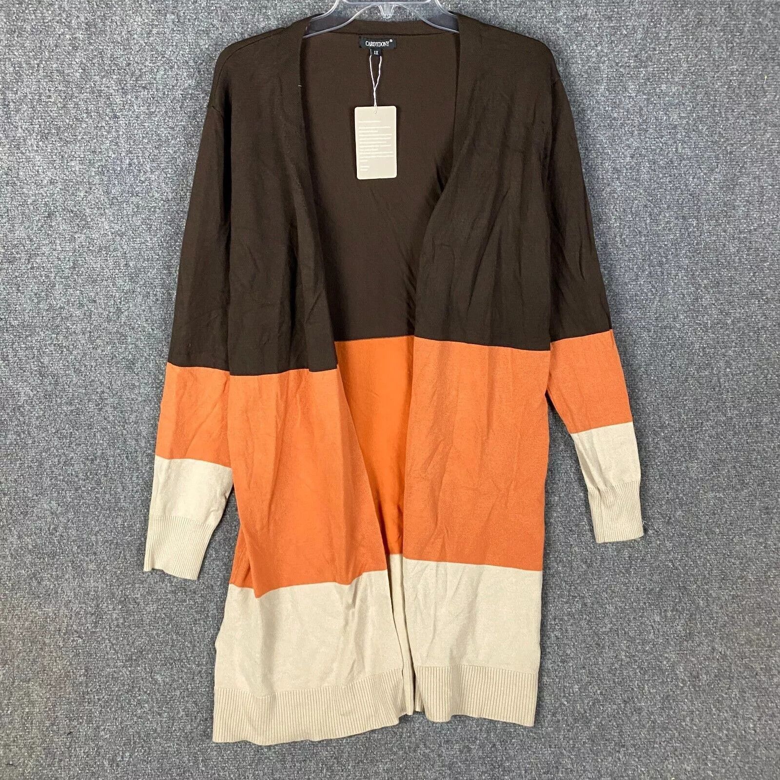 Other Cardydony Cardigan Women's 1X NWT Multicolor Viscose Blend Size ONE SIZE - 1 Thumbnail