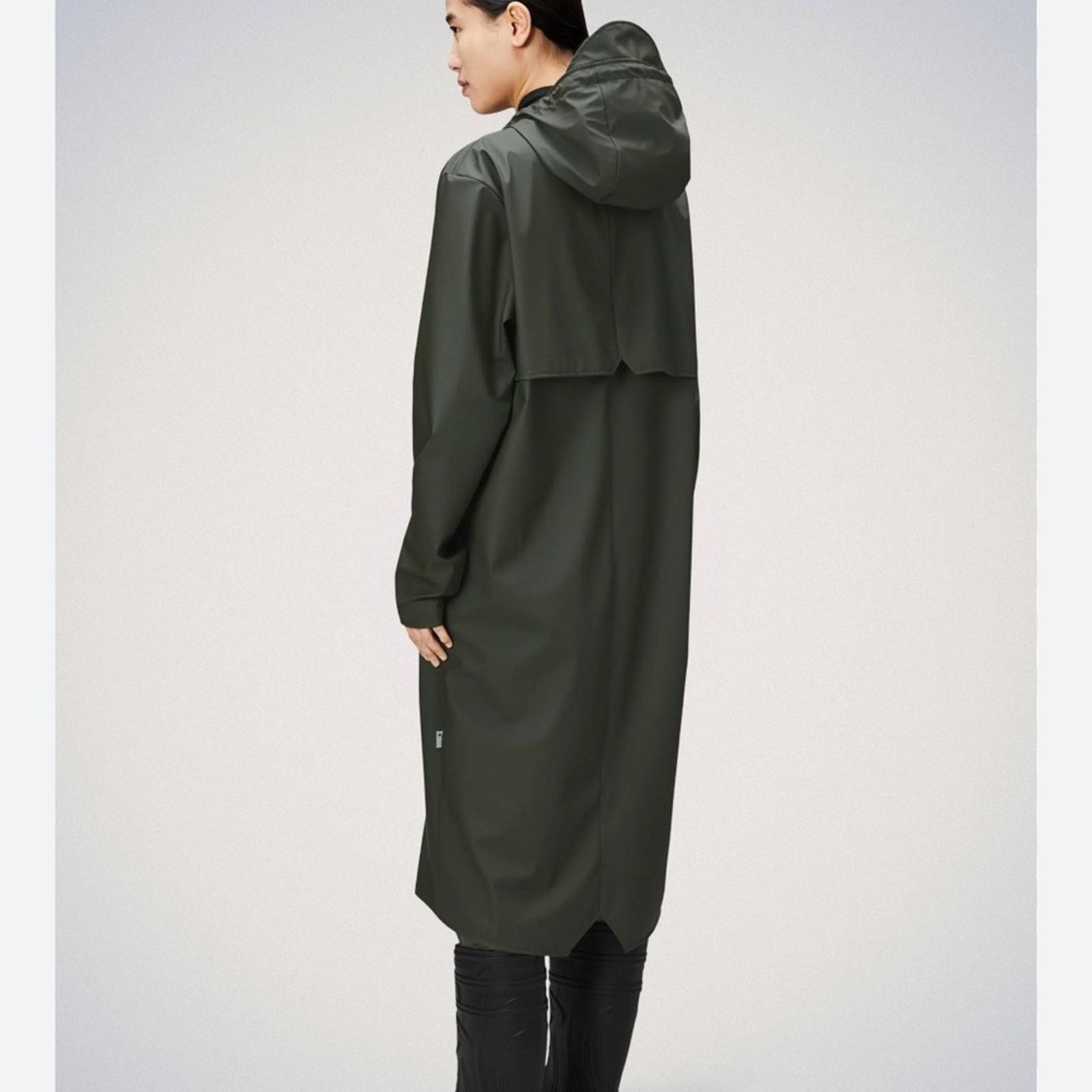 Rains RAINS Longer Jacket Evergreen NWT in Large Size L / US 10 / IT 46 - 8 Thumbnail