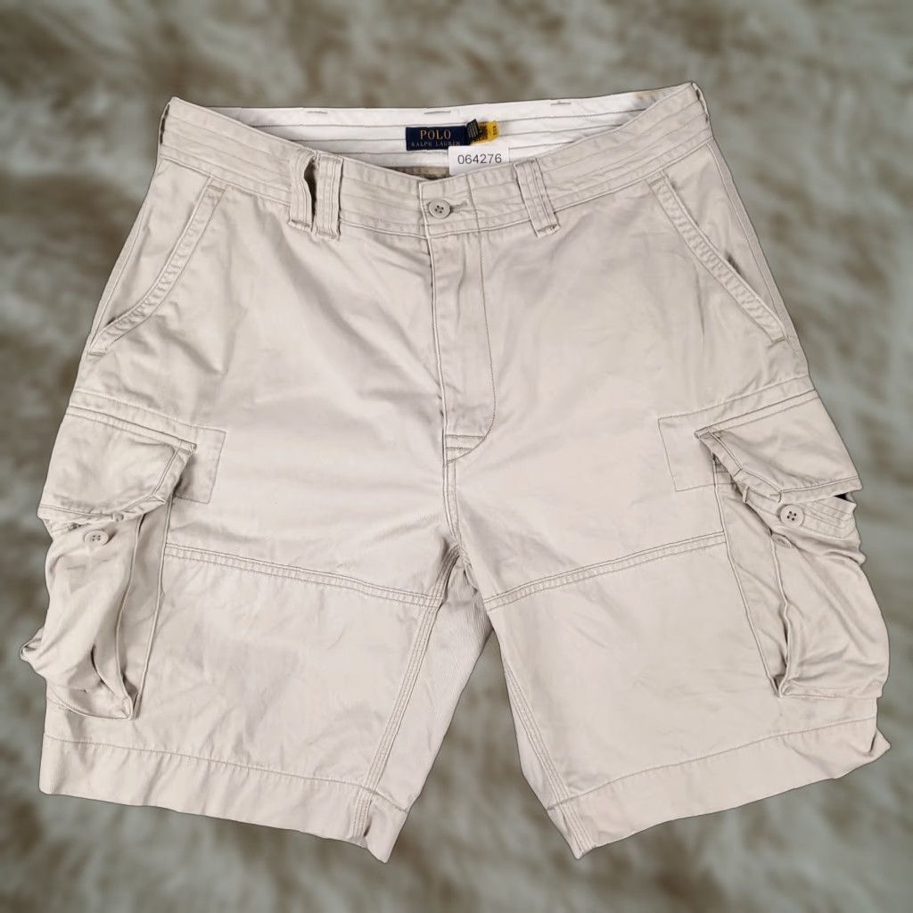 Ralph Lauren Ralph Lauren Cargo Shorts Mens 36 Beige Outdoors Hiking Camping Size US 36 / EU 52 - 1 Thumbnail