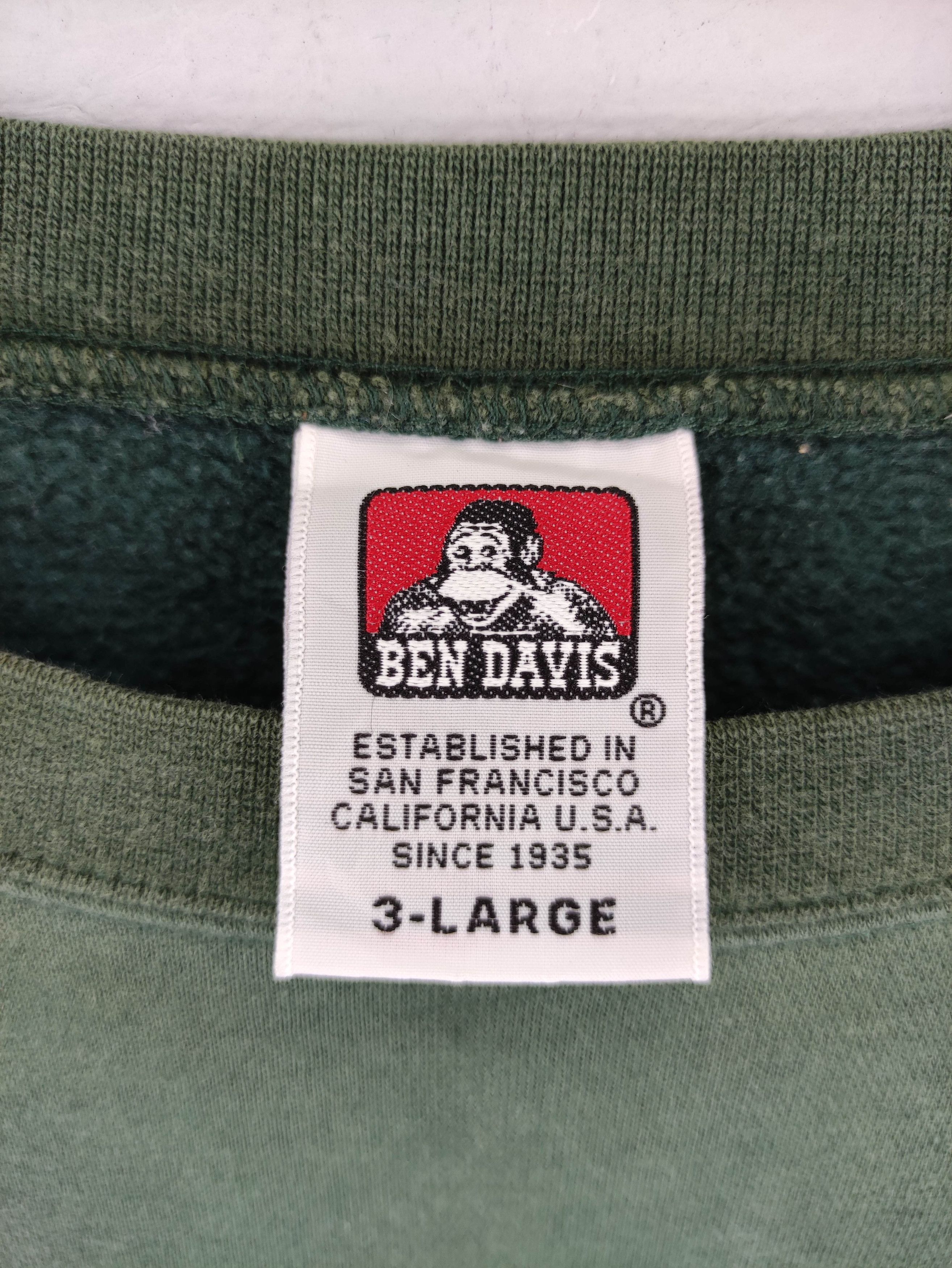 Ben Davis Vintage Ben Davis Small Logo Sweatshirt Jumper Faded Size US XL / EU 56 / 4 - 4 Thumbnail