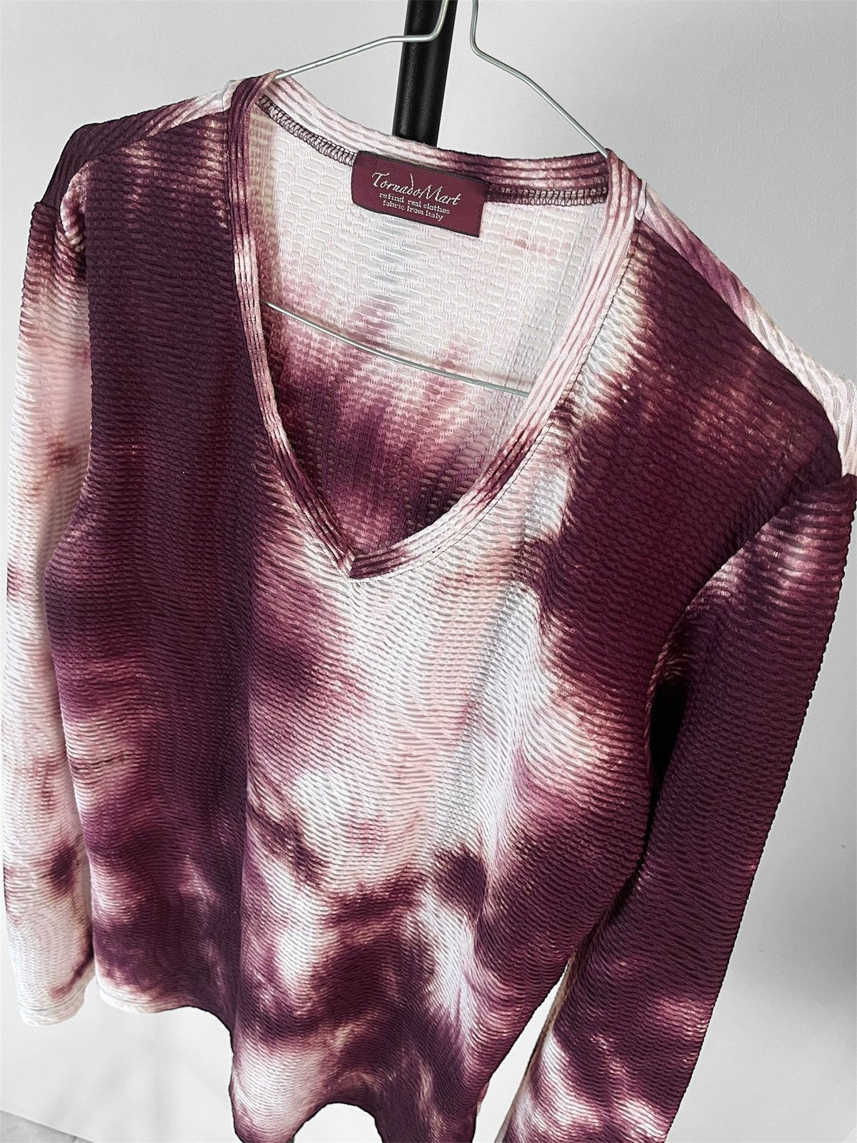 Tornado Mart Tornado Mart Textured Tie Dye Long Sleeve Size US M / EU 48-50 / 2 - 2 Thumbnail