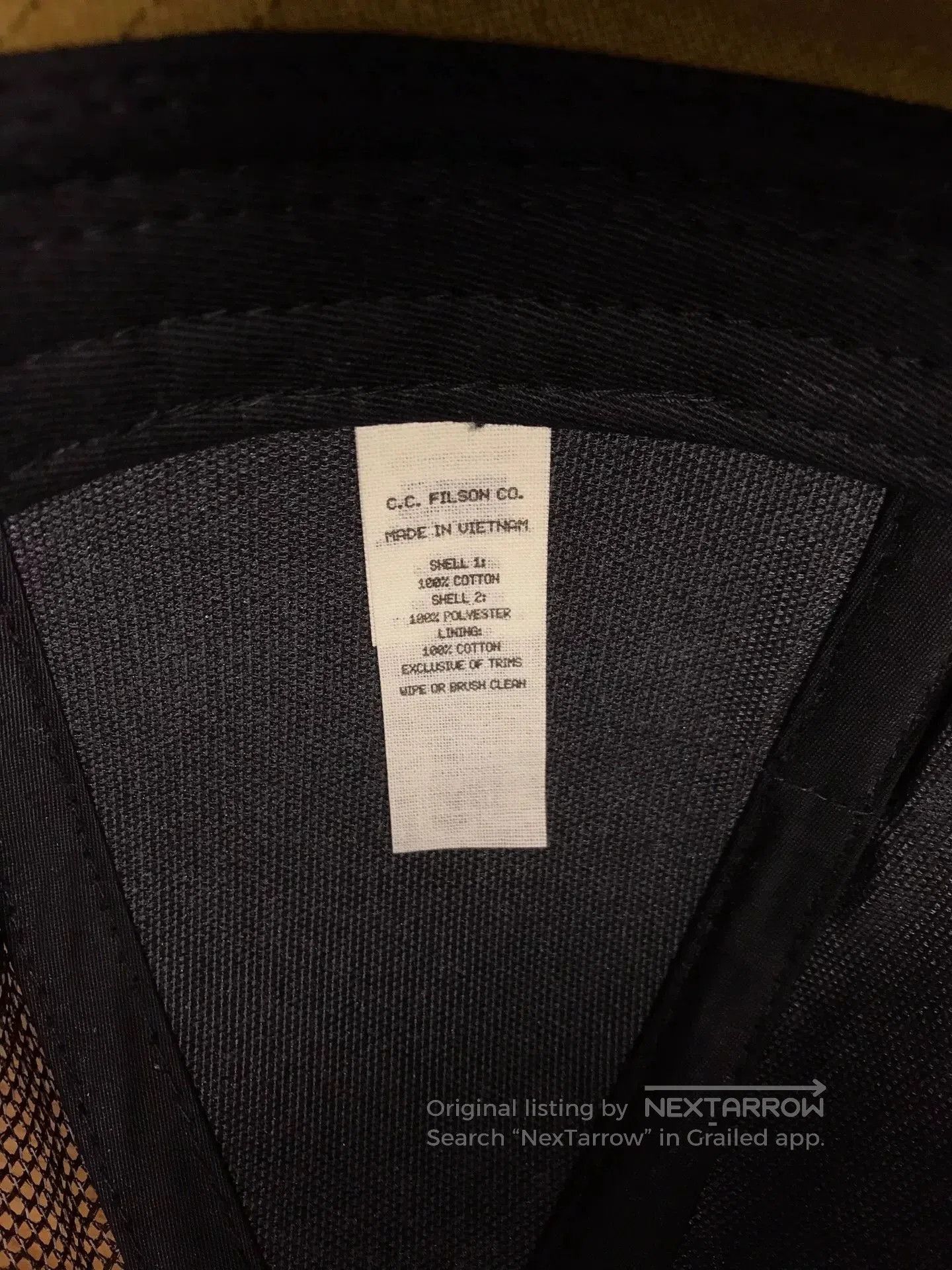 Filson Filson Oil Wax Canvas Mesh Cap. Size ONE SIZE - 8 Thumbnail