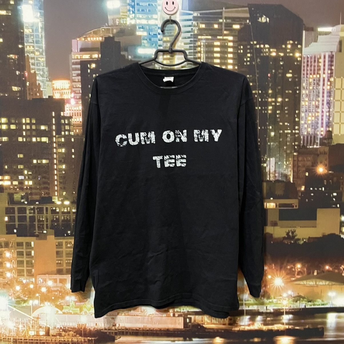 Vintage Vintage 90s Graphic Tee Funny Slogan Y2K Streetwear Black M Size US M / EU 48-50 / 2 - 1 Thumbnail