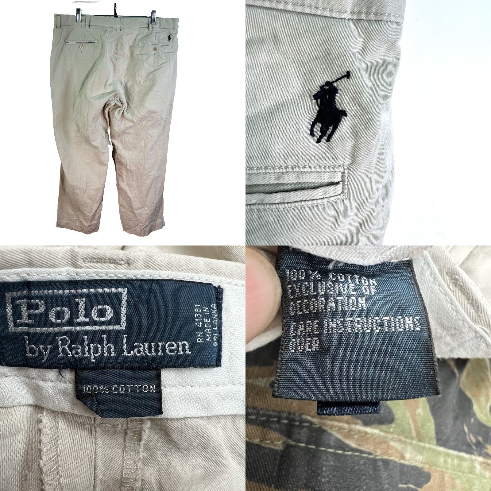 Polo Ralph Lauren Polo Ralph Lauren Chino Pants Mens Size 38 Beige Straight Leg Casual Size US M / EU 48-50 / 2 - 8 Thumbnail