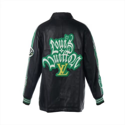 Louis Vuitton Louis Vuitton Virgil Abloh Leather Jacket Size US L / EU 52-54 / 3 - 4 Thumbnail