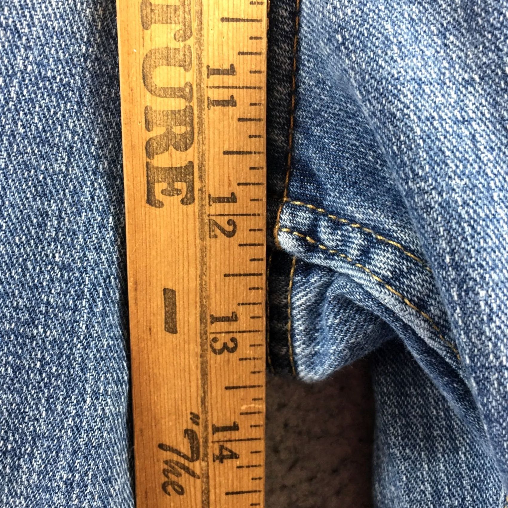 Nautica Nautica Classic Straight Jeans Mens 36x32 Blue Denim Cotton Regular Size 38 Waist 5-Pocket Denim Jeans Mens Size US 36 / EU 52 - 7 Thumbnail