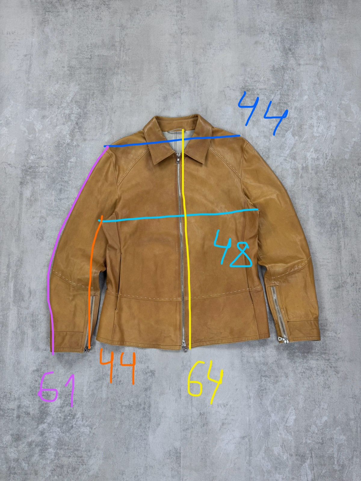 Gimo's GIMOS leather Jacket Gimo’s Vintage Collared Western Jacket Size US S / EU 44-46 / 1 - 9 Thumbnail