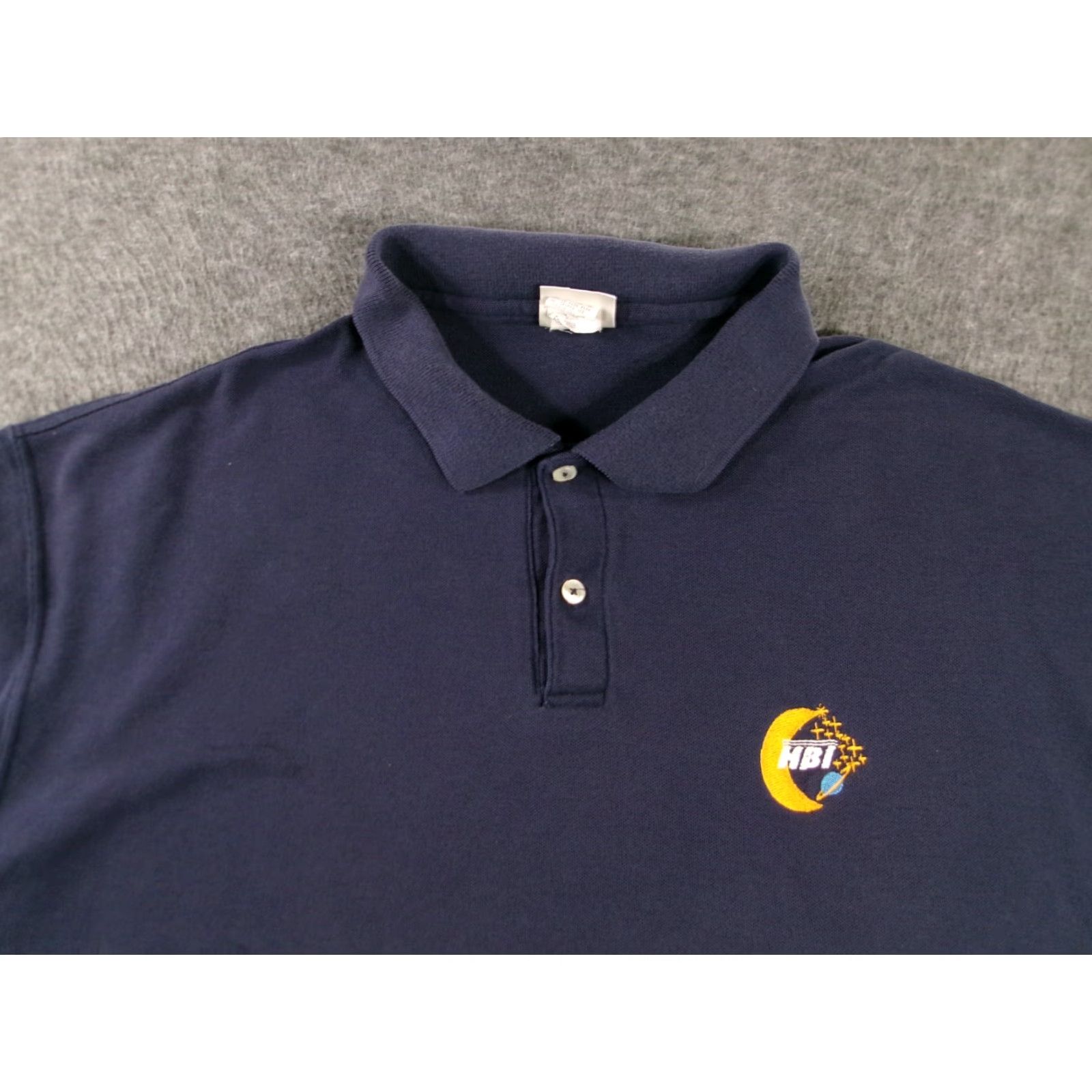 Vintage VINTAGE L.L. Bean Polo Shirt Men XL Blue 80s Golf Camp USA Made Short Sleeve Pullover Knit Polo Casual Classic Embroidered Buttons Shirt Mens Size US XL / EU 56 / 4 - 2 Thumbnail