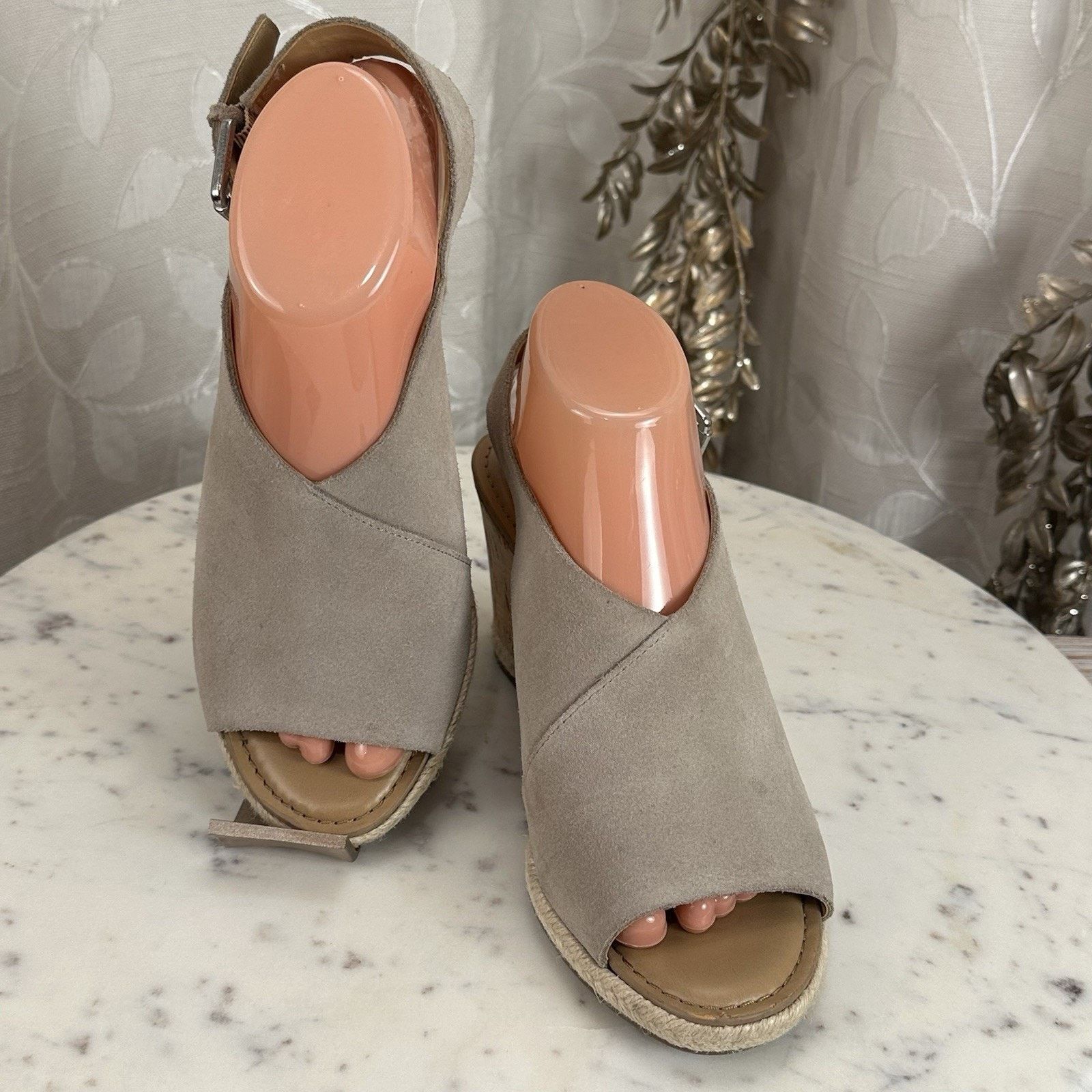 Franco Sarto Franco Sarto Julien Cork Wedge Taupe Espadrilles Size-8.5M Size US 8.5 / IT 38.5 - 7 Thumbnail