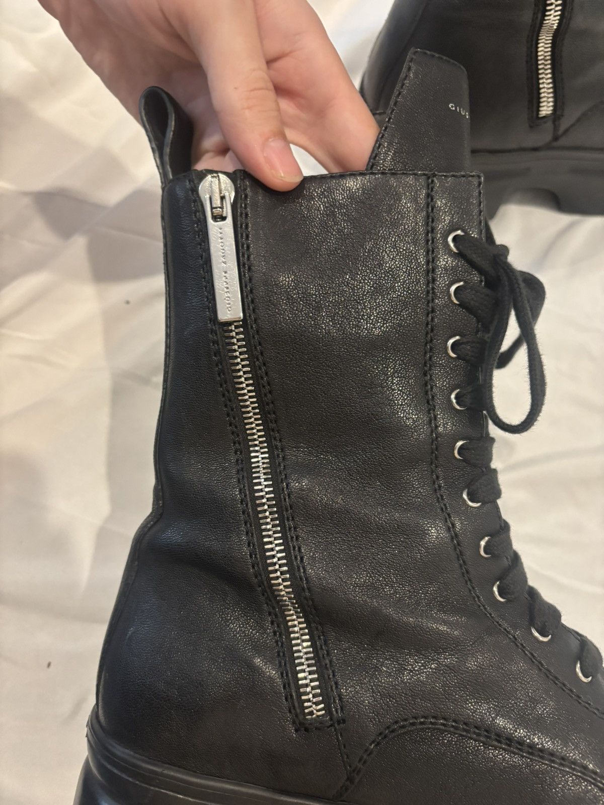Giuseppe Zanotti Giuseppe Zanotti APOCALYPSE Combat Boots EU 40 Men's 7.5 Size US 10 / IT 40 - 10 Thumbnail