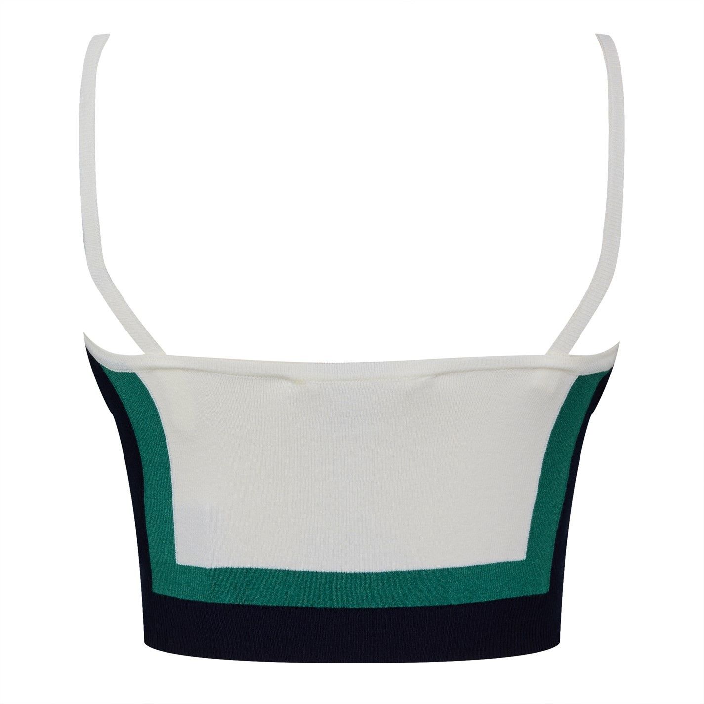 Palm Angels o1g2r1mq0325 Race Crop Knit-Top in Multicolor Size XS / US 0-2 / IT 36-38 - 2 Thumbnail