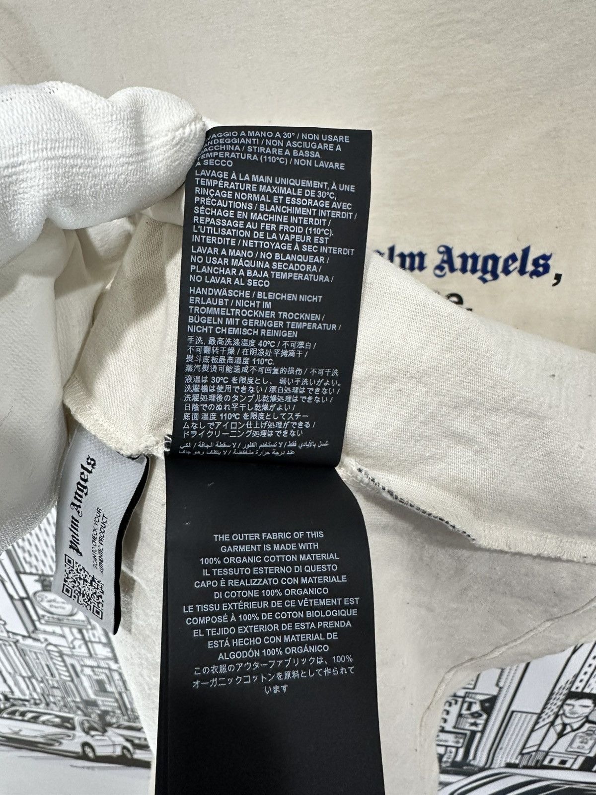 Palm Angels Palm Angles So Little Time Tee XL Aqua/Tan Size US XL / EU 56 / 4 - 7 Thumbnail
