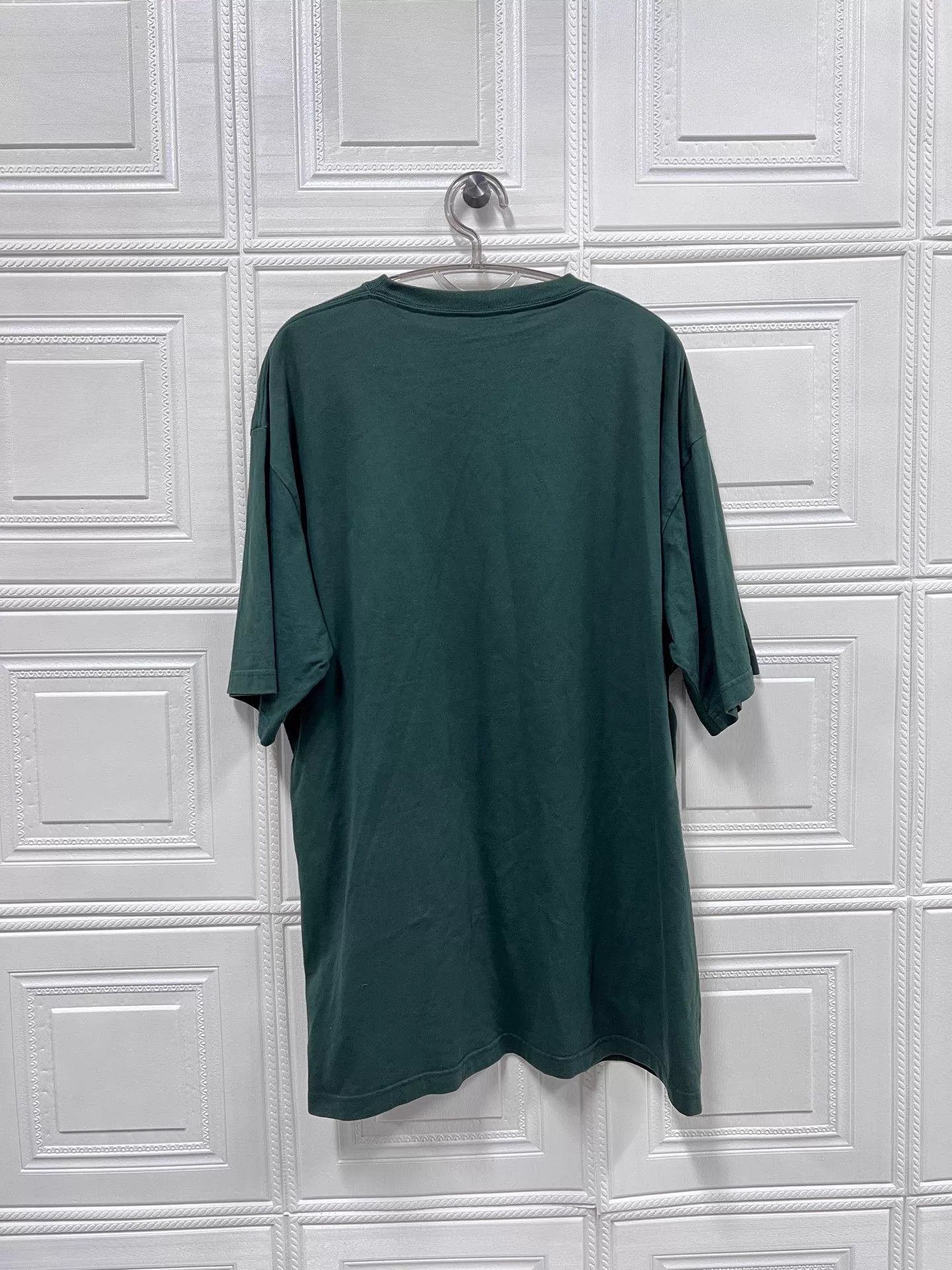 Balenciaga Balenciaga Dark Green Logo Crew SS T M 99 New Size US M / EU 48-50 / 2 - 2 Thumbnail