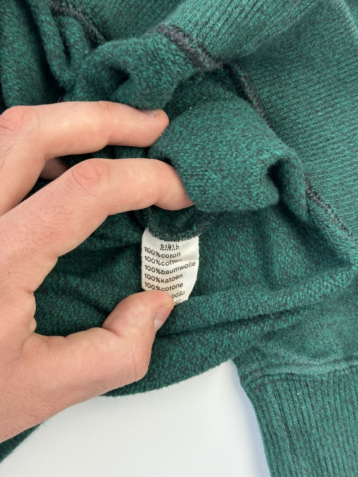 Lacoste 90's Chemise Lacoste Baggy Sweatshirt Logo Green Size US L / EU 52-54 / 3 - 9 Thumbnail