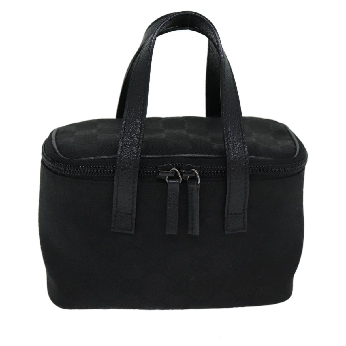 Gucci Vanity Black Canvas Clutch Bag (Pre-Owned) Size ONE SIZE - 1 Thumbnail