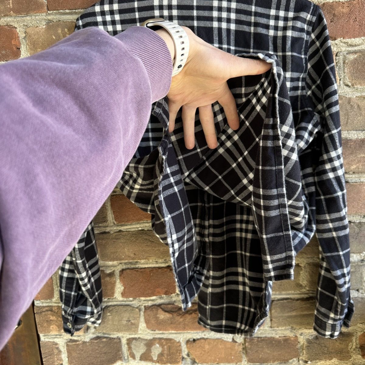 Burberry Vintage Burberry London Flannel Nova Check Shirt Button Up M Size M / US 6-8 / IT 42-44 - 21 Thumbnail