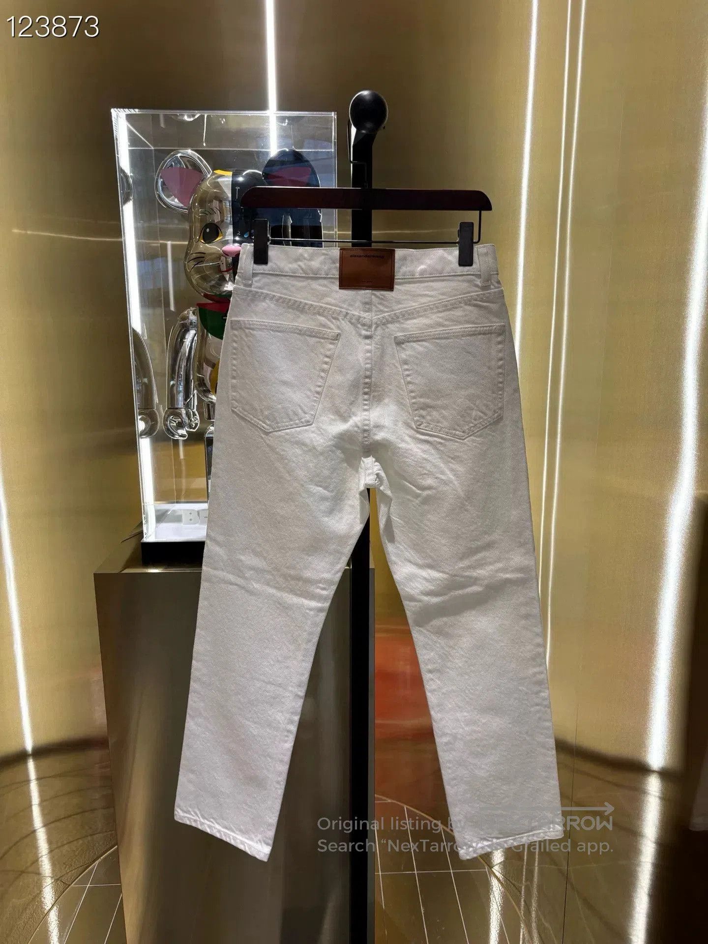 King Alexander Wang 040881v520 White Jeans 28. Size 28" / US 6 / IT 42 - 2 Thumbnail