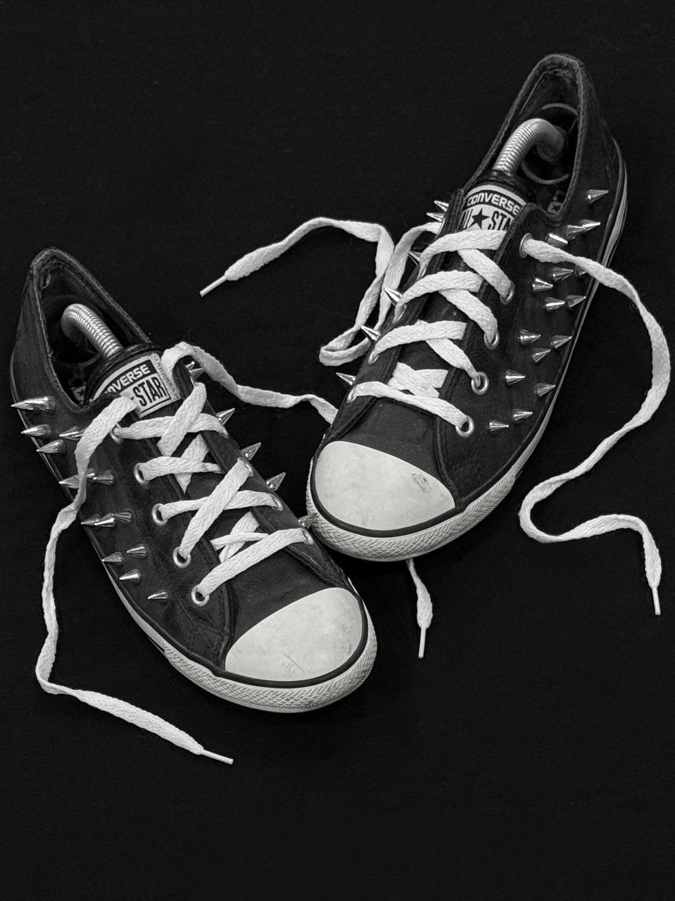Converse Converse Goth Pin Leather Sneakers Size US 8 / IT 38 - 2 Thumbnail