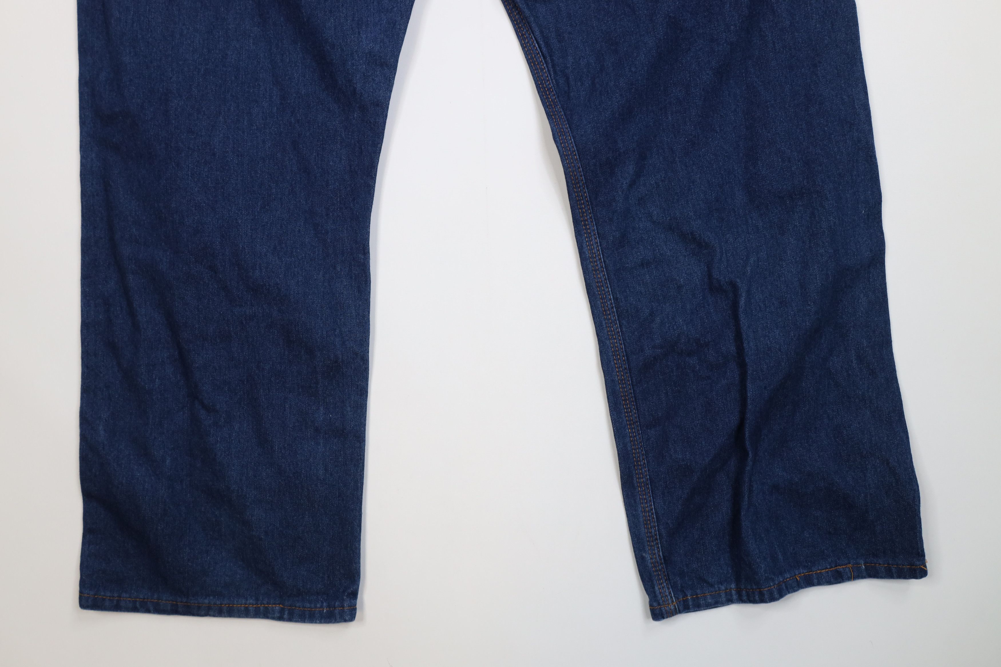 Vintage Vintage 90s Streetwear Wide Leg Dungaree Denim Jeans USA Size US 40 / EU 56 - 13 Thumbnail