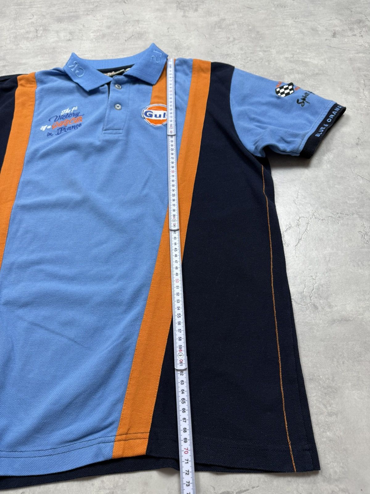 Vintage Grandprix Gulf Steve Mcqueen Racing Polo Size US XL / EU 56 / 4 - 7 Thumbnail