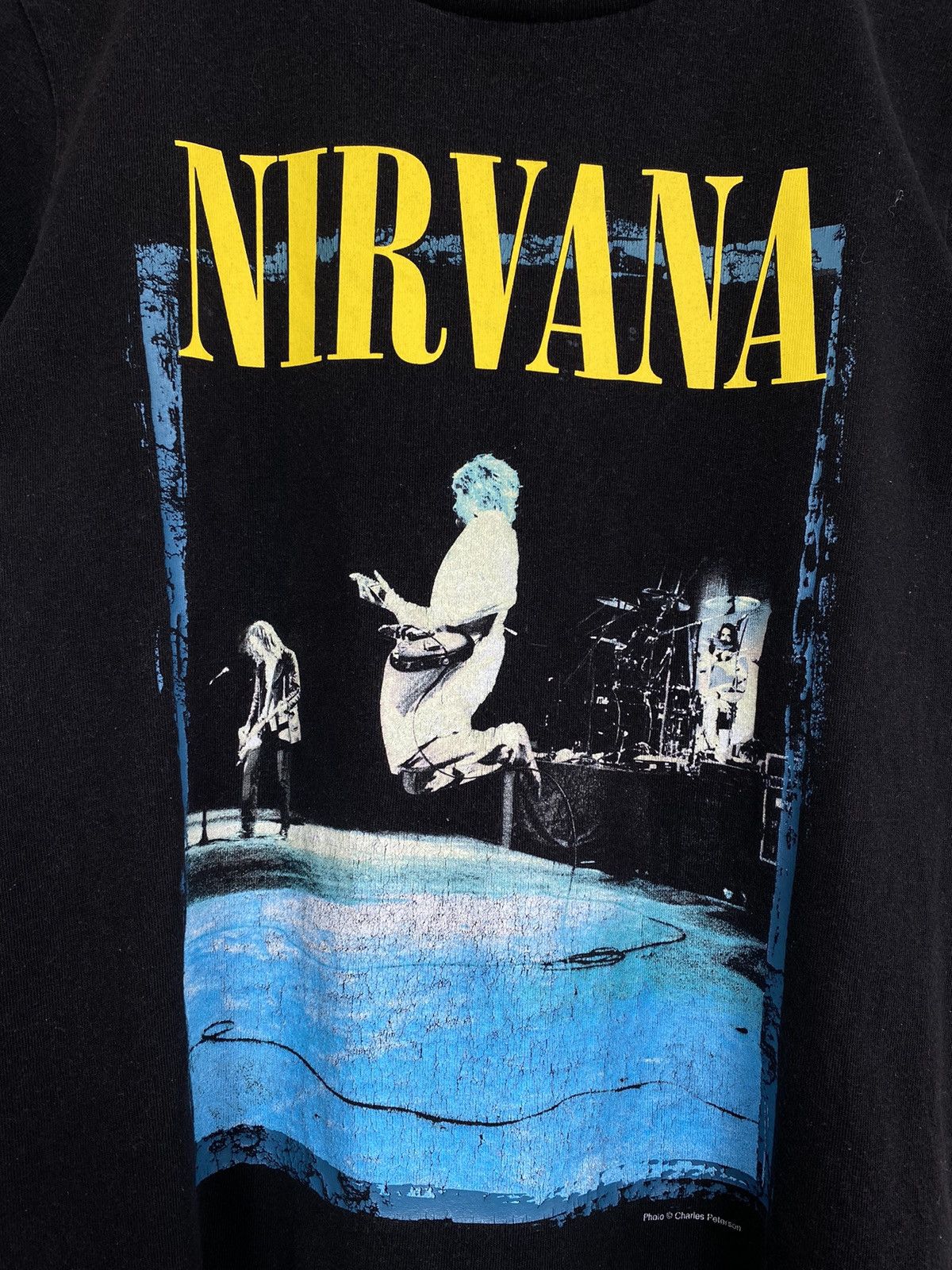 Nirvana × Replay Replay Nirvana Kurt Cobain Short Sleeve T-shirt Size S Black Size US S / EU 44-46 / 1 - 3 Thumbnail