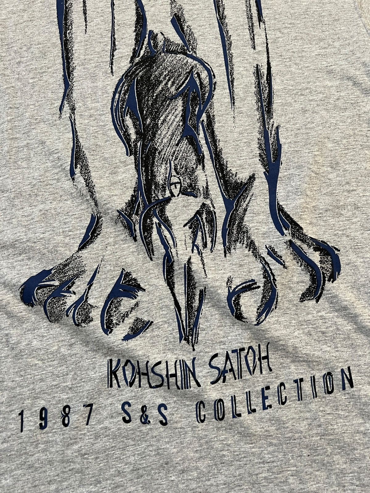 Designer Archive SS1987 Arrston Volaju Kohshin Satoh Tshirt Size US L / EU 52-54 / 3 - 5 Thumbnail