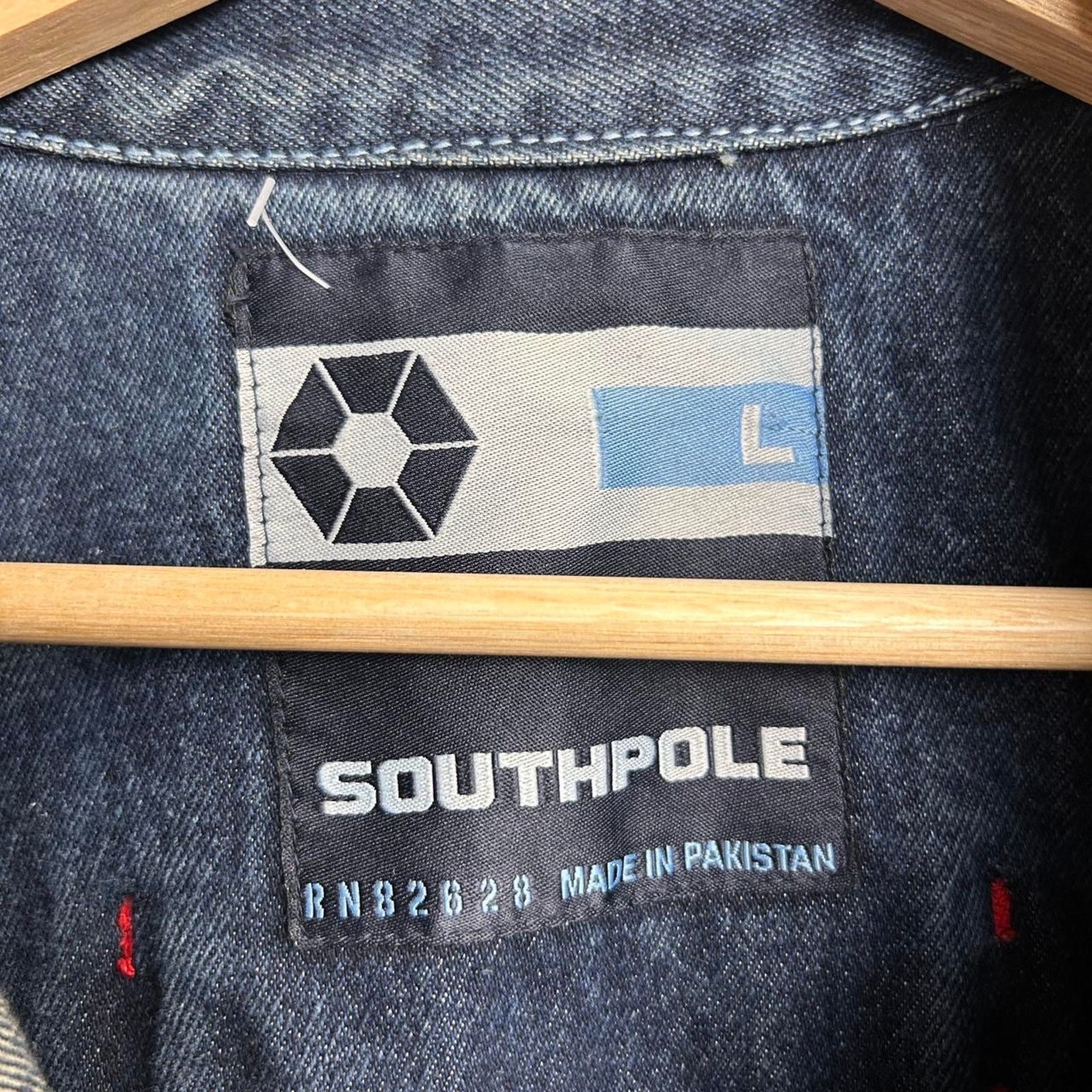 Southpole Southpole Denim Trucker Jacket Y2K Sz Large Size US L / EU 52-54 / 3 - 5 Thumbnail