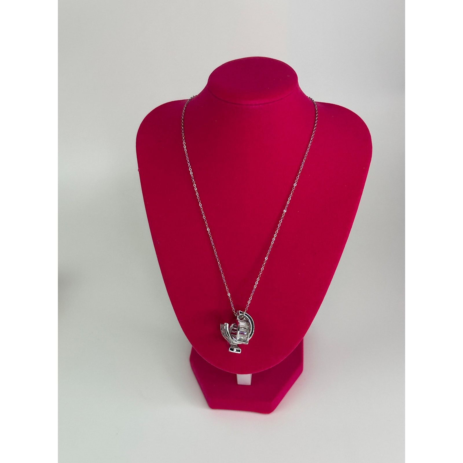 Swarovski Swarovski Matrix Pendant Baguette Cut Necklace Size ONE SIZE - 10 Thumbnail