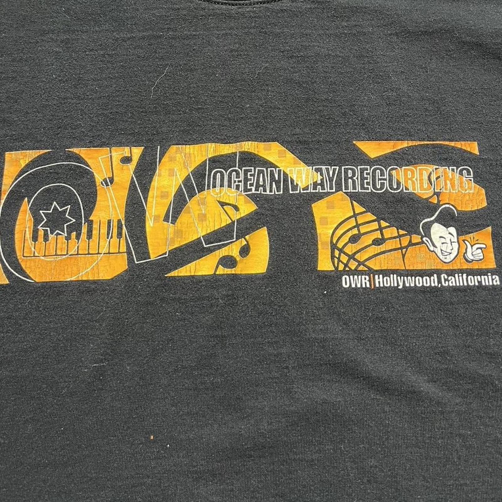Fruit Of The Loom Vintage Ocean Way Recording Hollywood California T-shirt Size US L / EU 52-54 / 3 - 6 Thumbnail