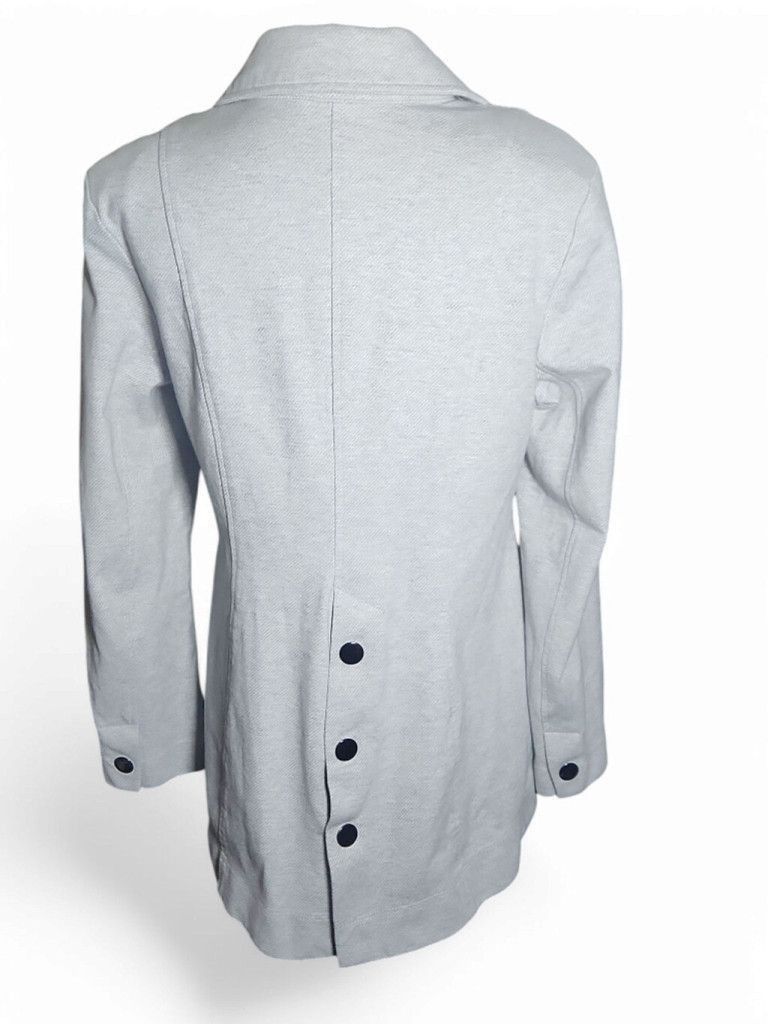 CABANE de ZUCCa Cabi Womens Gray Button-Down Jacket Size M Size M / US 6-8 / IT 42-44 - 3 Thumbnail