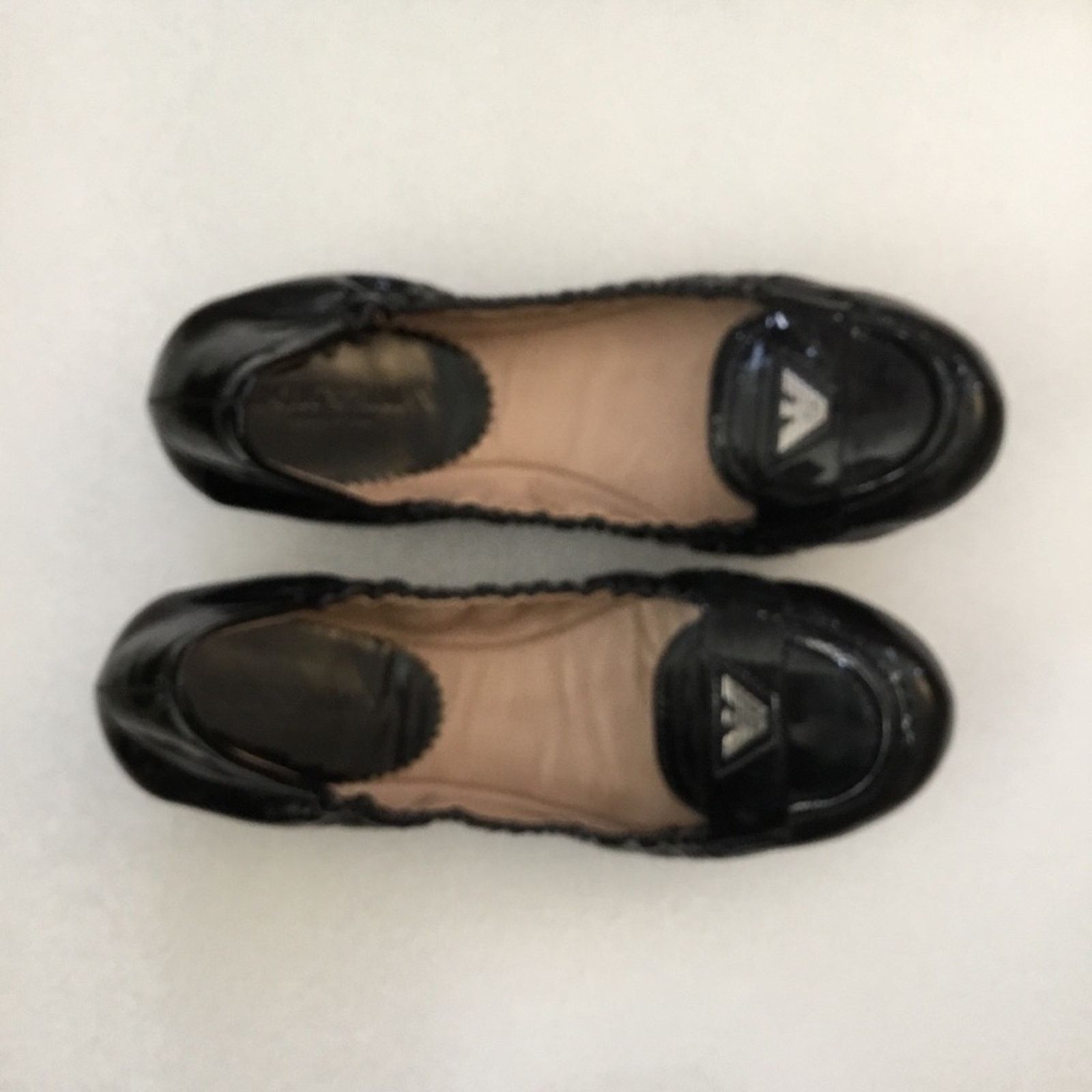 Emporio Armani Emporio Armani Black Patent Leather Flats Size US 6 / IT 36 - 5 Thumbnail