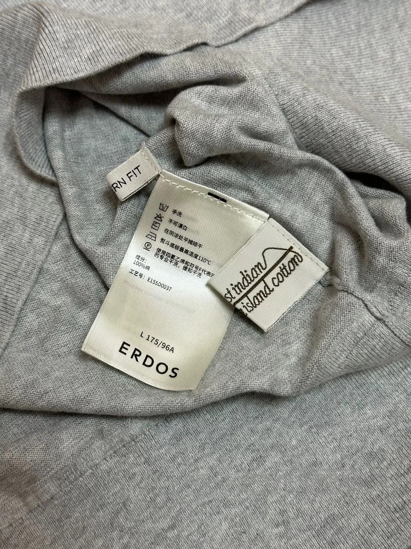 Other ERDOS 2025 SS Sea Island Cotton Crewneck T. Size US L / EU 52-54 / 3 - 4 Thumbnail