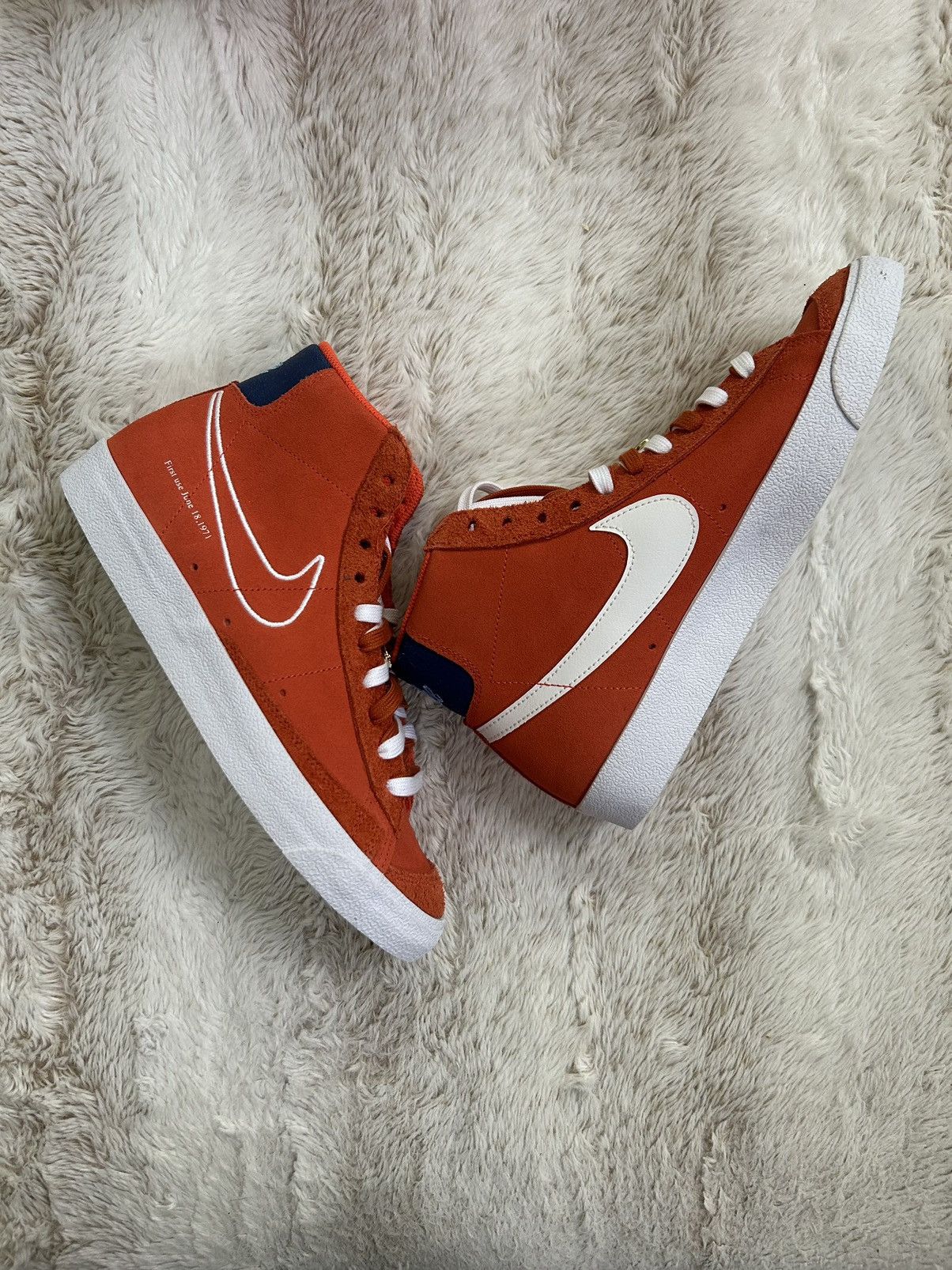 Nike Nike Blazer Mid 77 First Use Orange Size US 10 / EU 43 - 1 Thumbnail