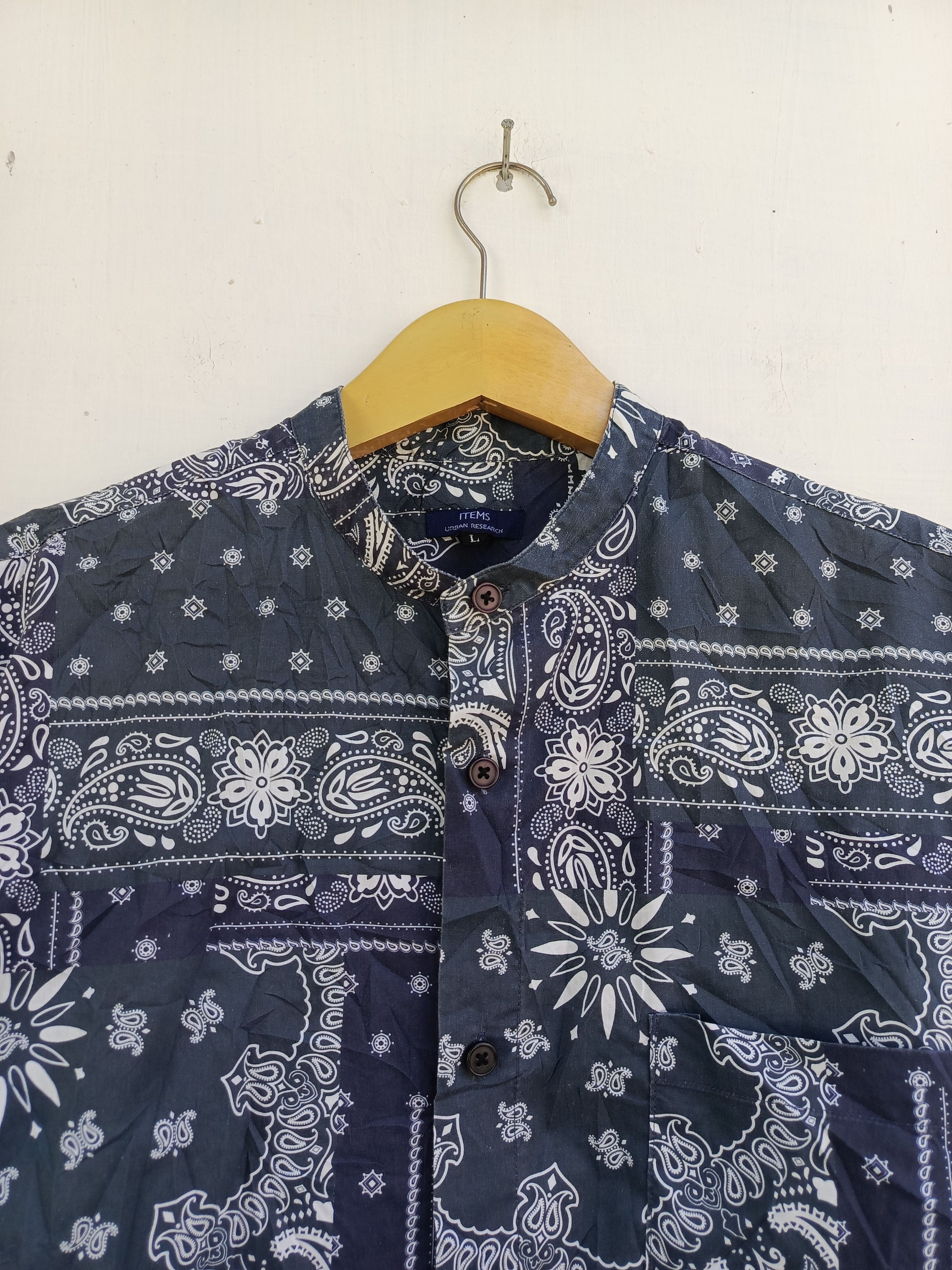 URBAN RESEARCH DOORS ITEMS URBAN RESEARCH shirt button ups Size US L / EU 52-54 / 3 - 2 Thumbnail