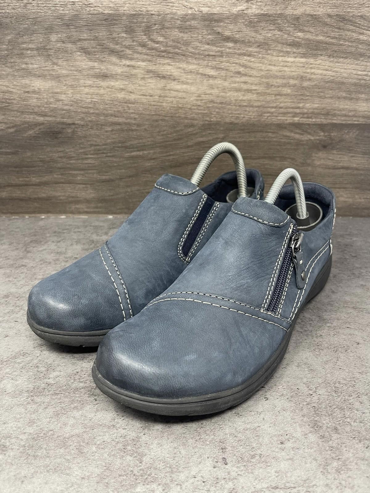 Clarks Clarks Carleigh Ray Slip On Shoes Womens Size 8.5 Blue Size US 8.5 / IT 38.5 - 2 Thumbnail