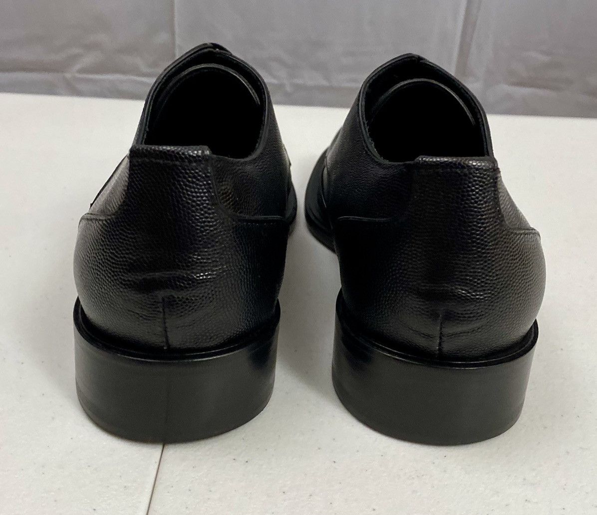Dsquared2 Dsquared2 🇮🇹 Black Textured Gloss Leather Wingtip Derby 9 NEW Size US 9 / EU 42 - 10 Thumbnail