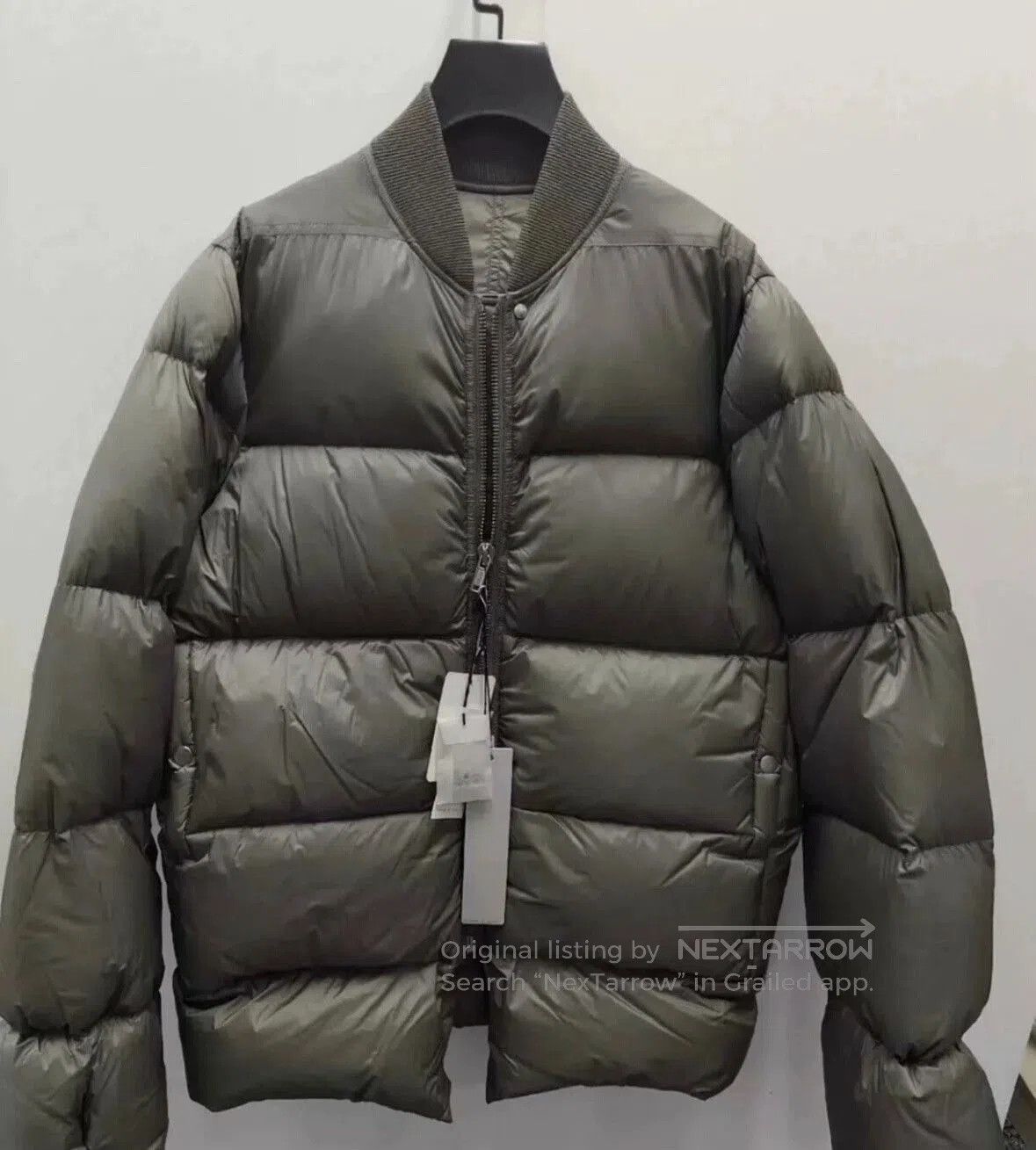 Rick Owens Rick Owens Green Flight Jacket. Size US XXS / EU 40 - 1 Thumbnail