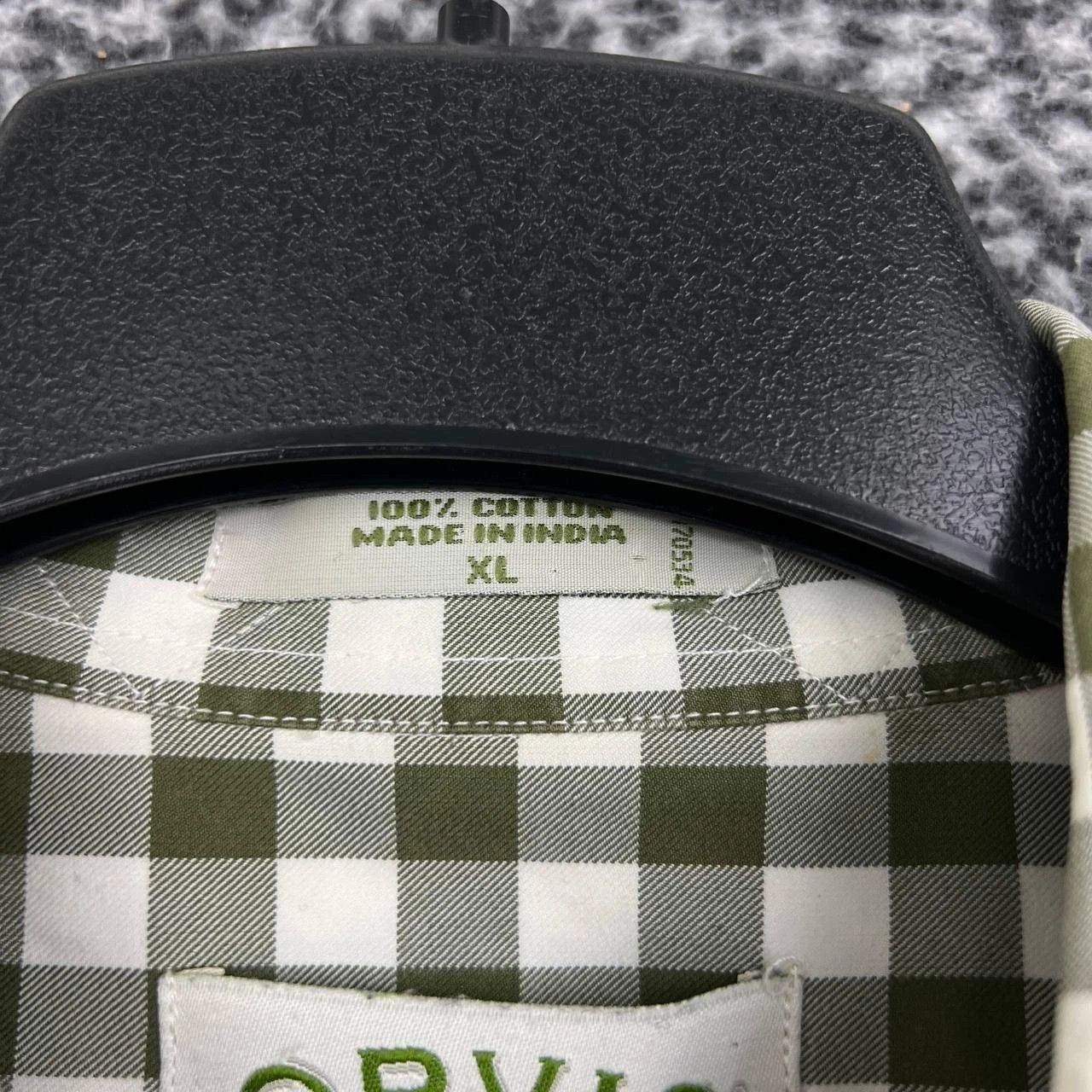 Orvis Orvis Button Down Shirt Men Flannel Gingham Cotton XL Size US XL / EU 56 / 4 - 7 Thumbnail