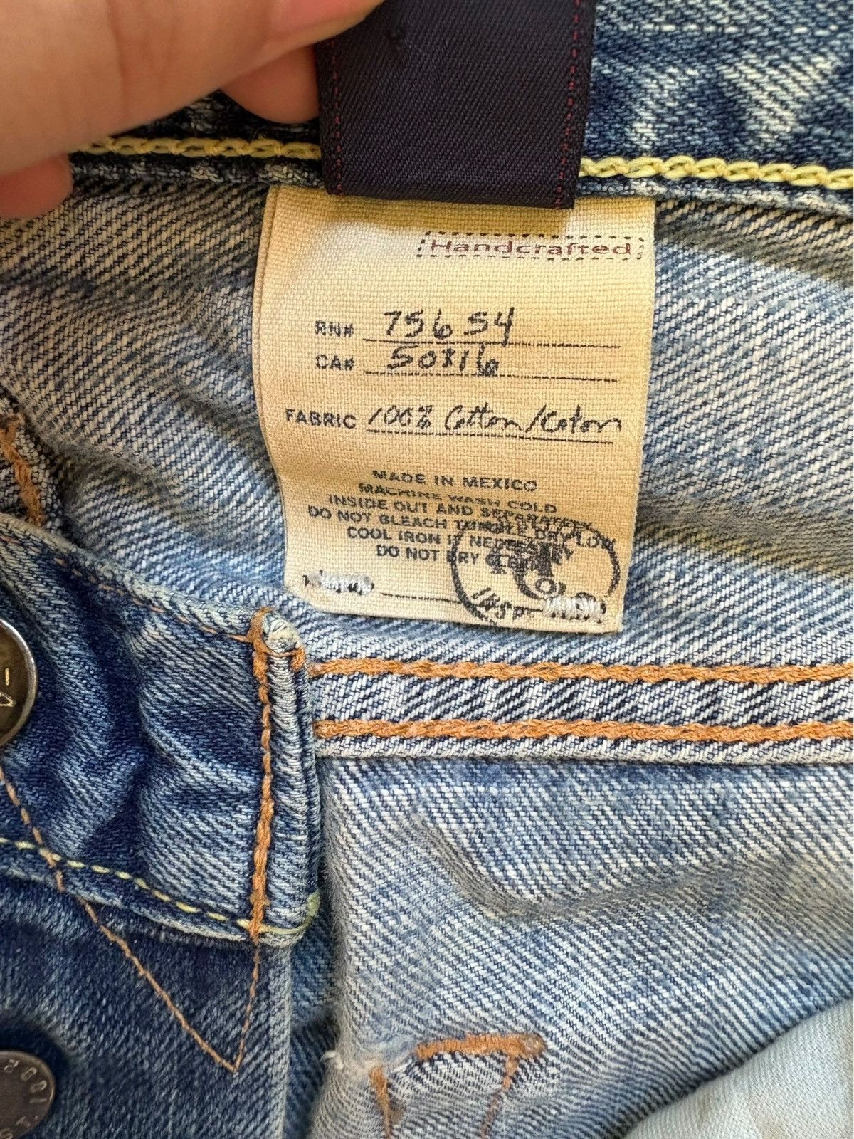 Abercrombie & Fitch Vintage Abercrombie & Fitch Mud Wash Ripped Flare Jeans Size US 34 / EU 50 - 10 Thumbnail