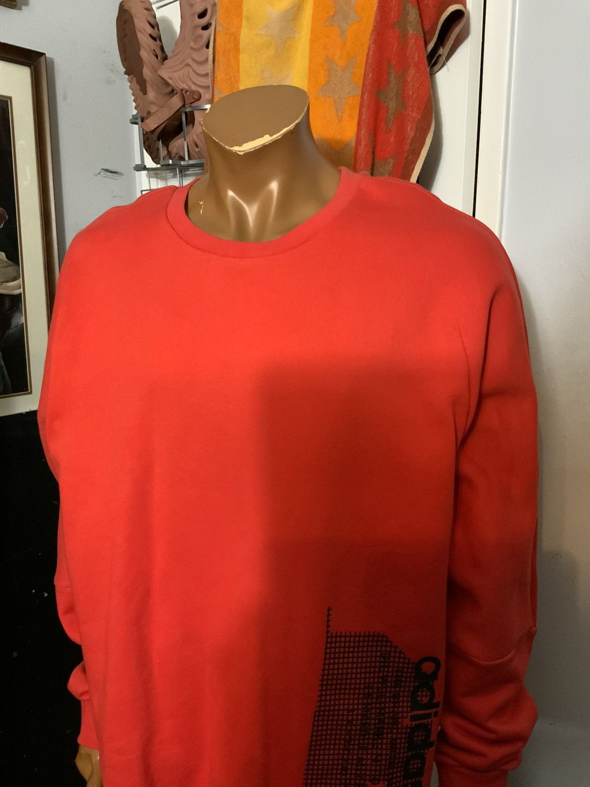 Adidas $125 Adidas Originals NMD Trefoil Red Pullover Sweatshirt Size US L / EU 52-54 / 3 - 10 Thumbnail