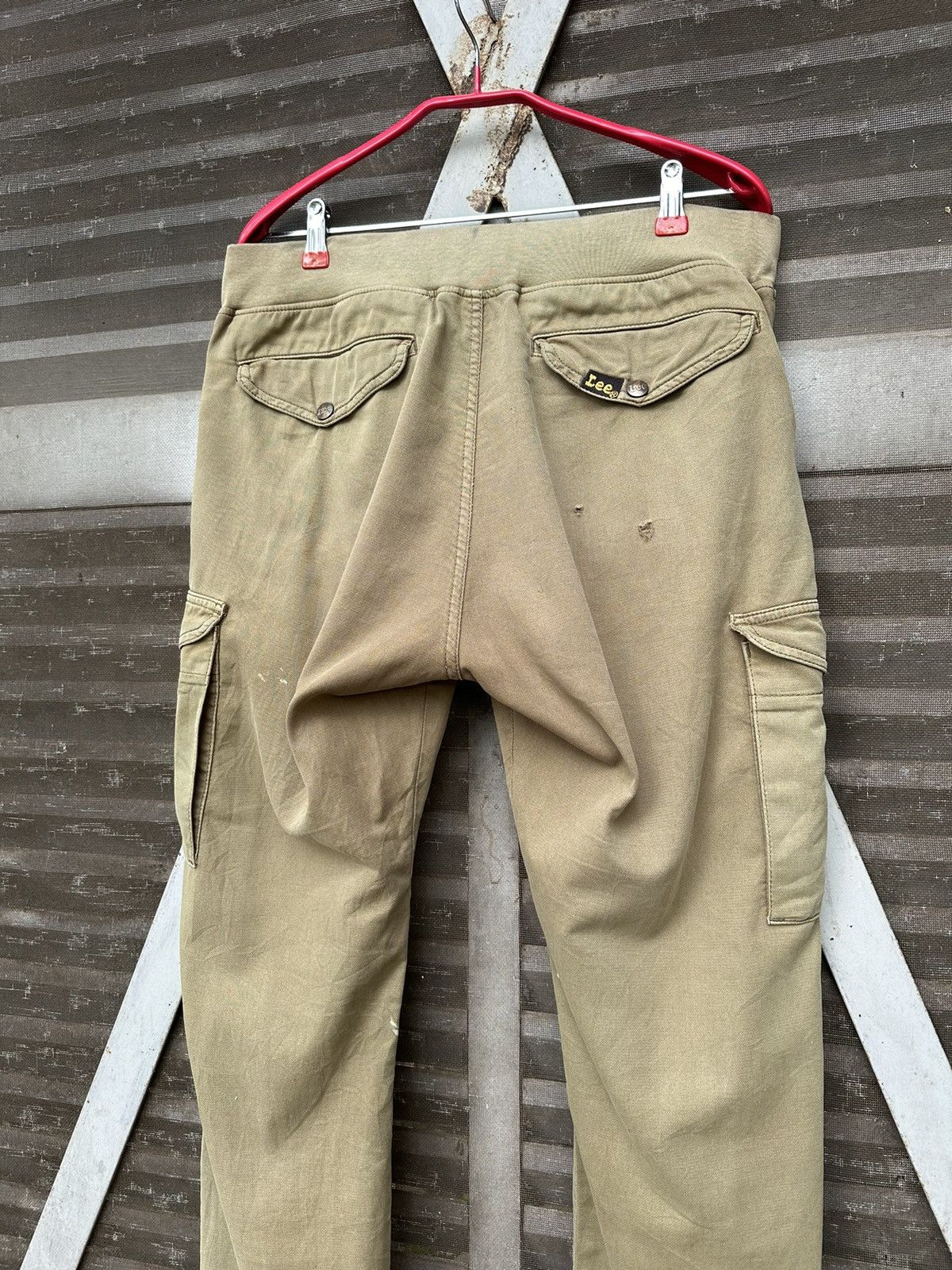 Vintage 👹Vintage THRASHED LEE Baggy Jogger Pants Size US 31 - 13 Thumbnail
