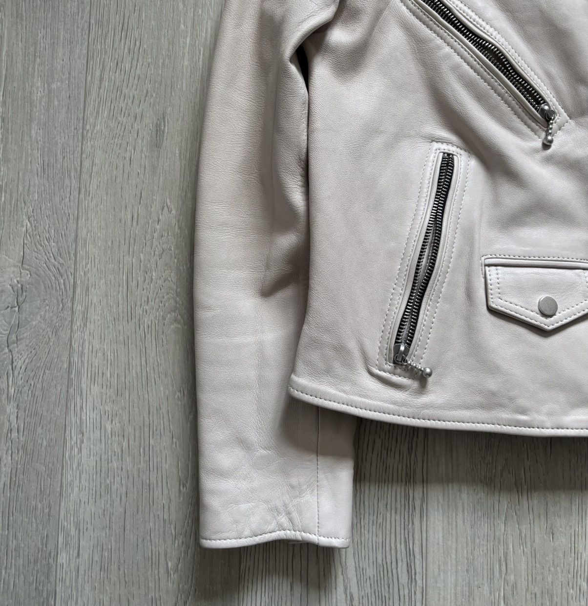 Allsaints All Saints Leather Biker Jacket Size M / US 6-8 / IT 42-44 - 3 Thumbnail