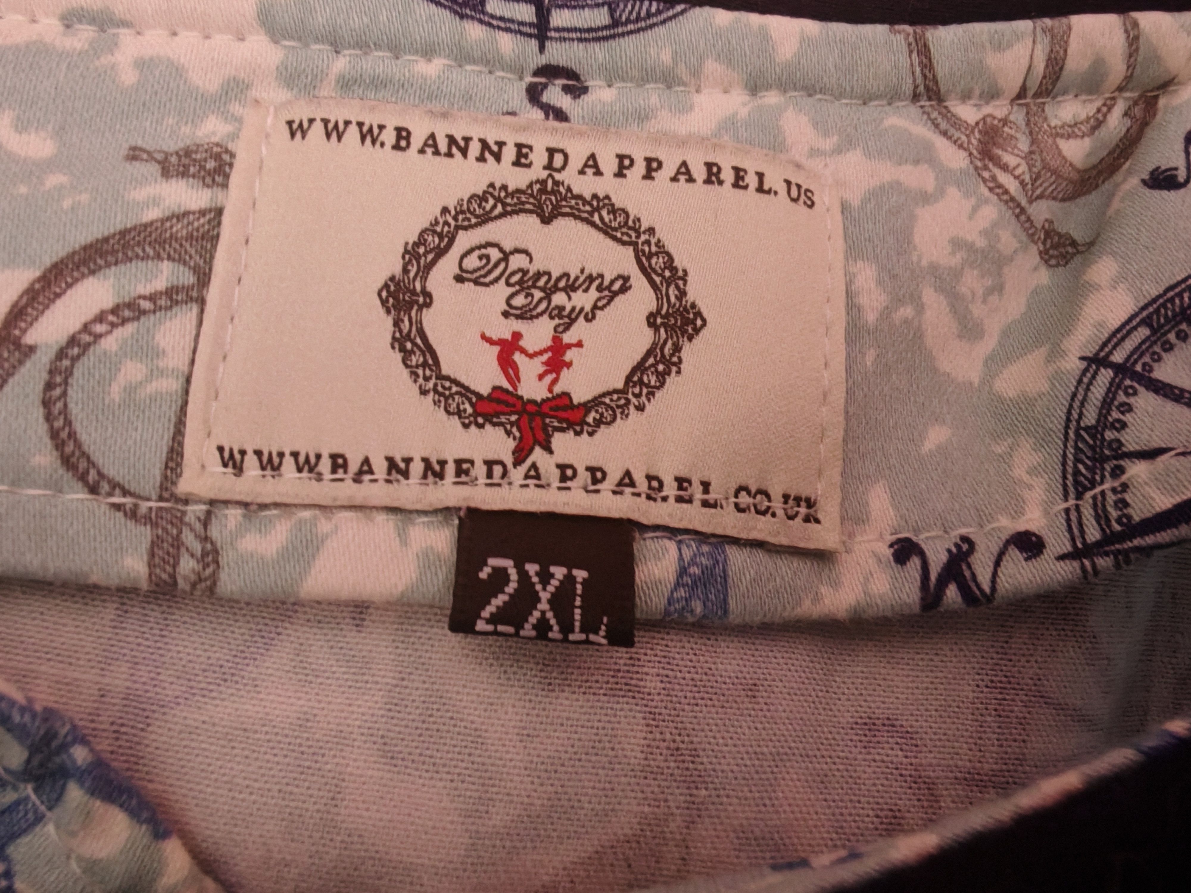 Other Banned Apparel Retro Plus Size Nautical Compass Print Dress Size XXL / US 16-18 / IT 52-54 - 6 Thumbnail