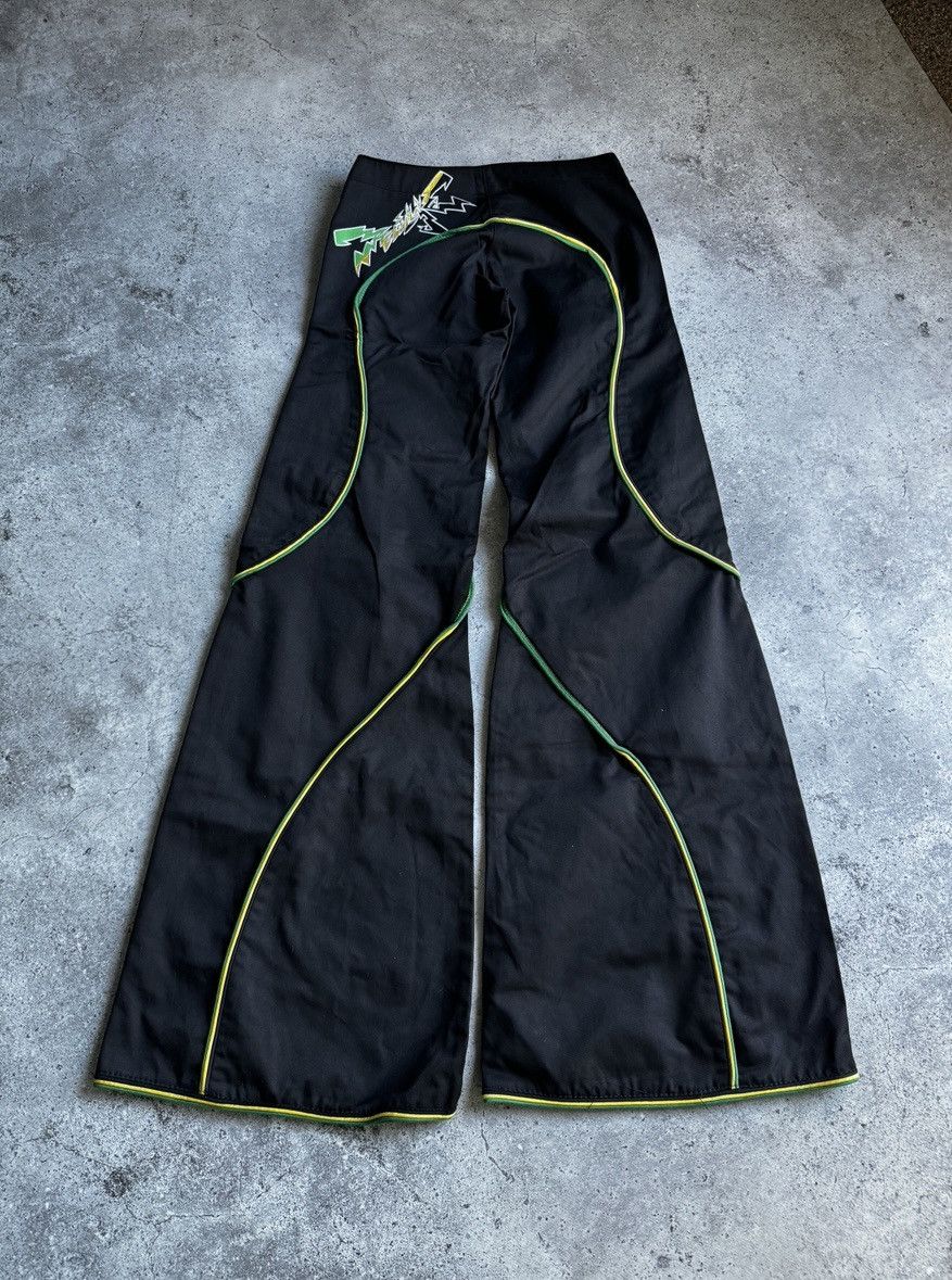 Japanese Brand × Junya Watanabe × Vintage Vintage Cotton Big Flare JNCO Style Pants Size US 28 / EU 44 - 2 Thumbnail