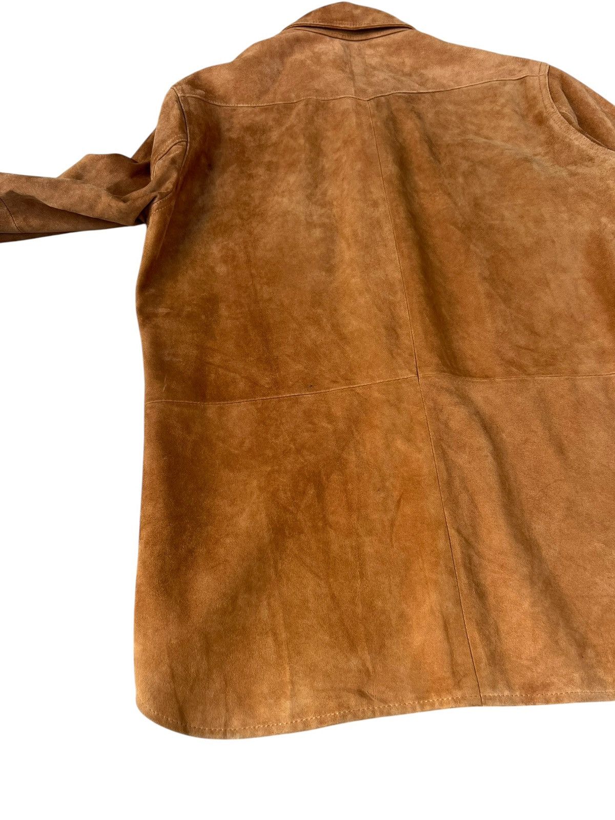Leather United Arrows Goatskin Suede Leather Western Shirt Size US S / EU 44-46 / 1 - 19 Thumbnail