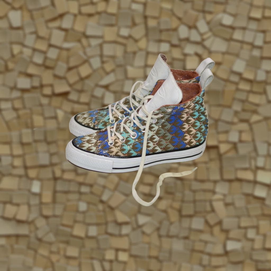 Converse Wmns Converse x Missoni Hi Sneakers 553436C Size 35 Multicolor US 5 EUR 35 Sneakers Mens Womens Girls Boys Size US 5 / IT 35 - 1 Thumbnail