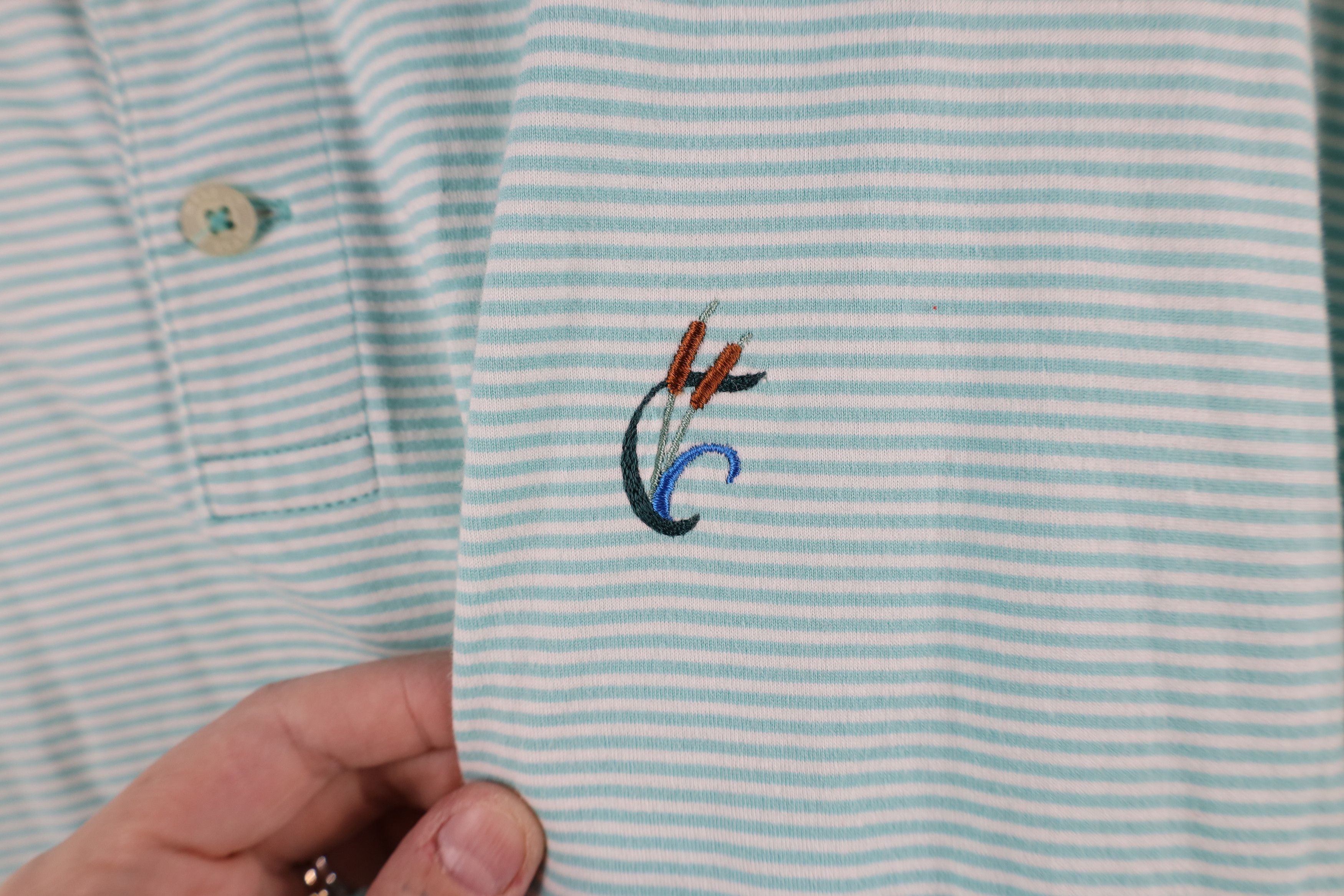 Polo Ralph Lauren Polo Golf Ralph Lauren Country Club Striped Polo Shirt Blue Size US XL / EU 56 / 4 - 4 Thumbnail